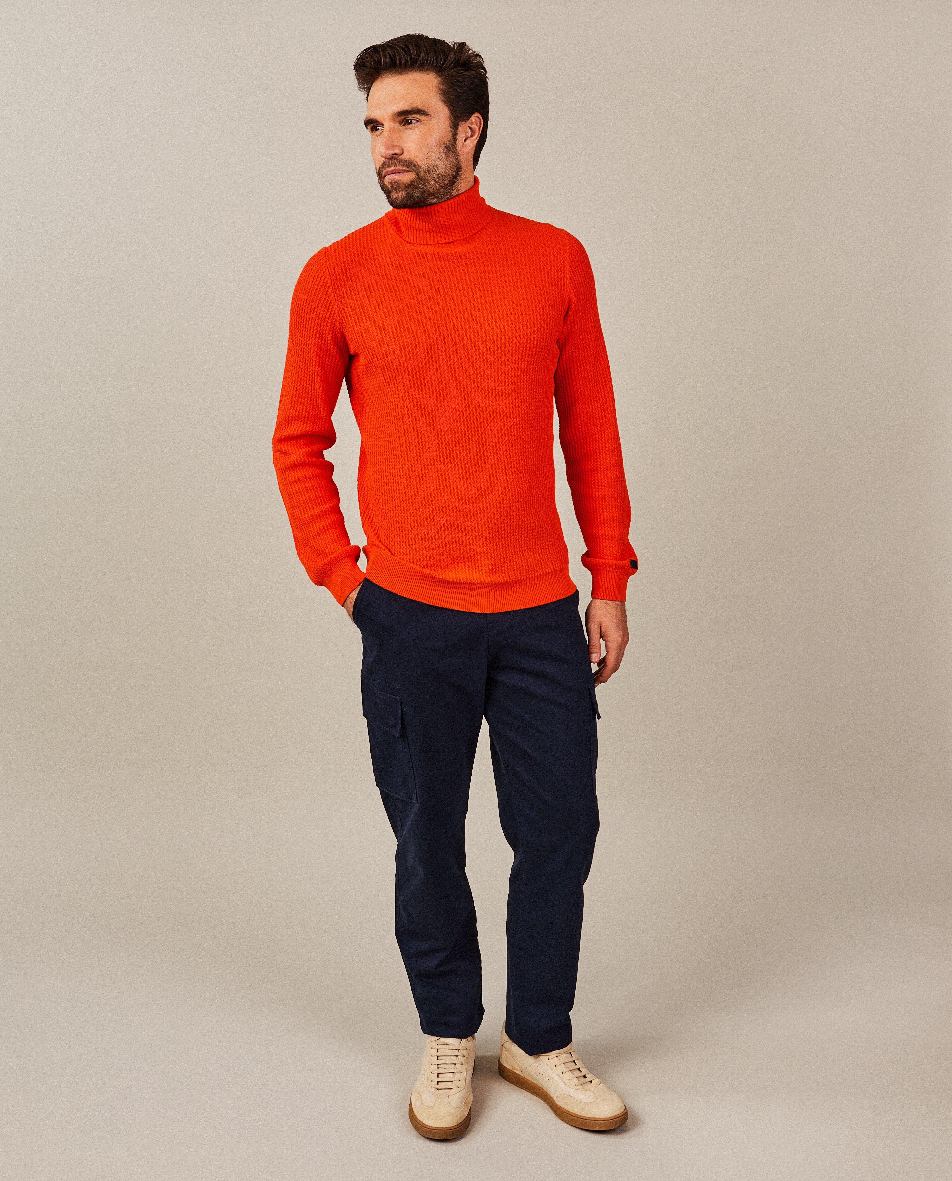 Donkerblauwe broek, cargo fit