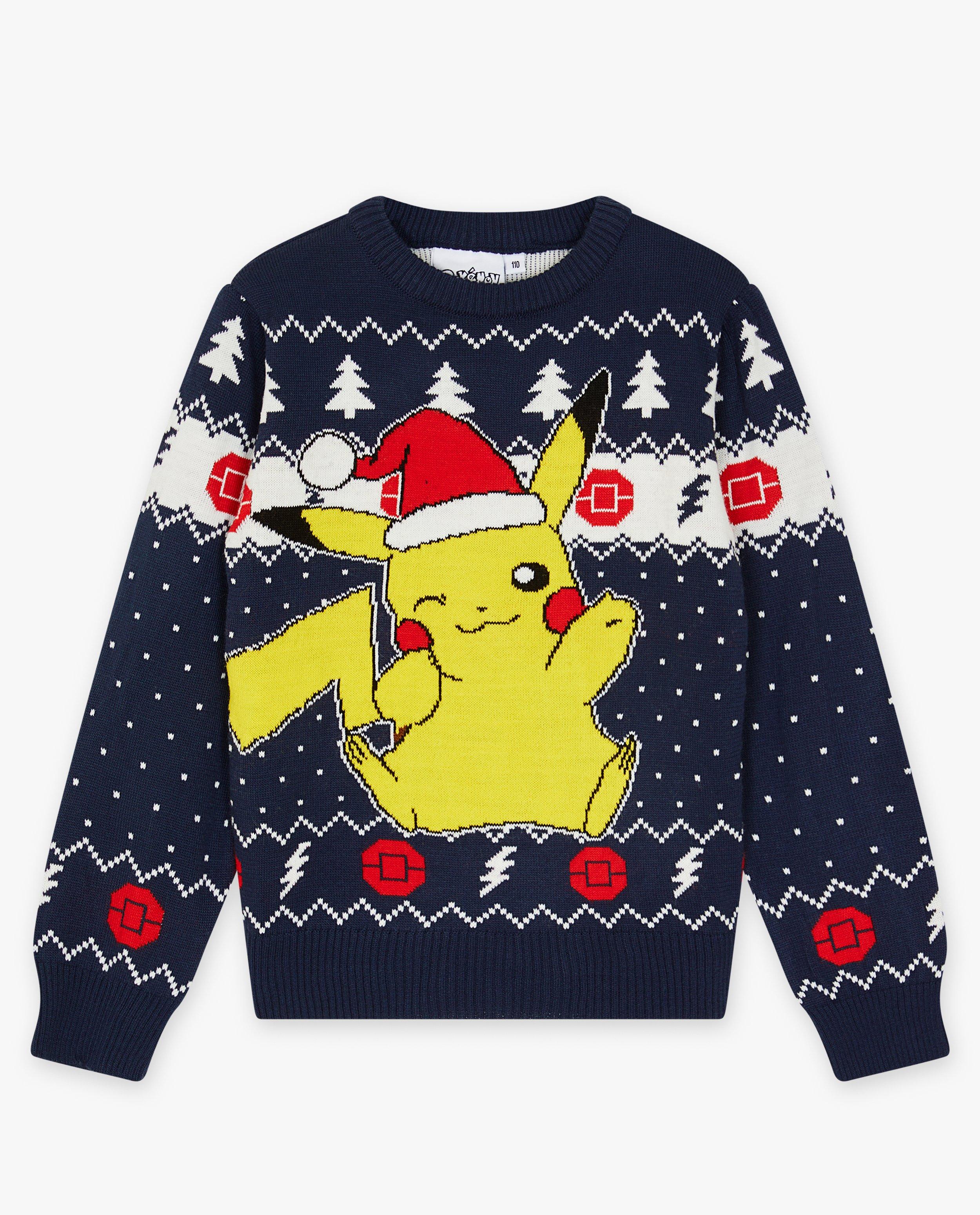 Truien - Kersttrui Pokémon, 2-7 jaar
