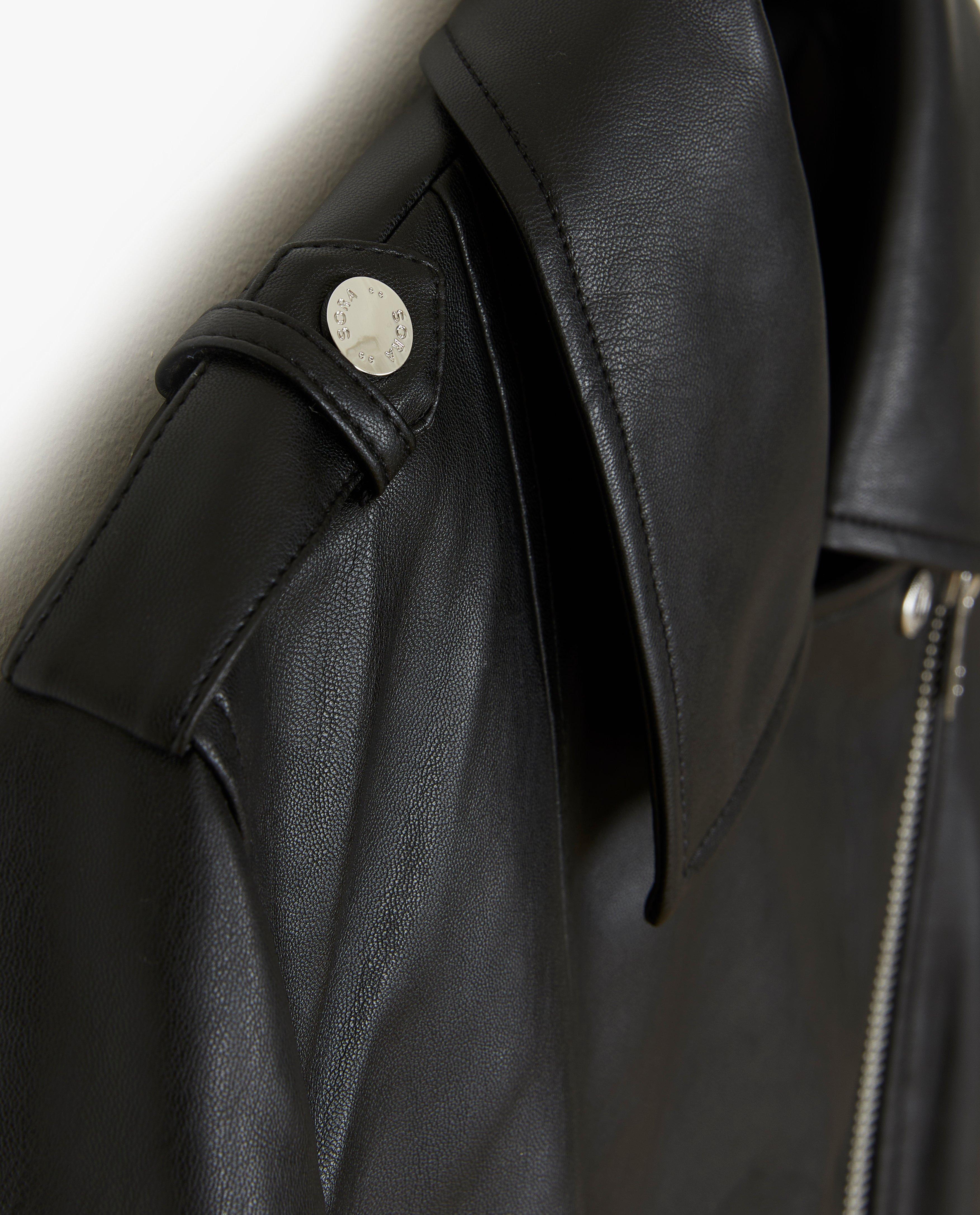 Blazers - Jas met faux leather look