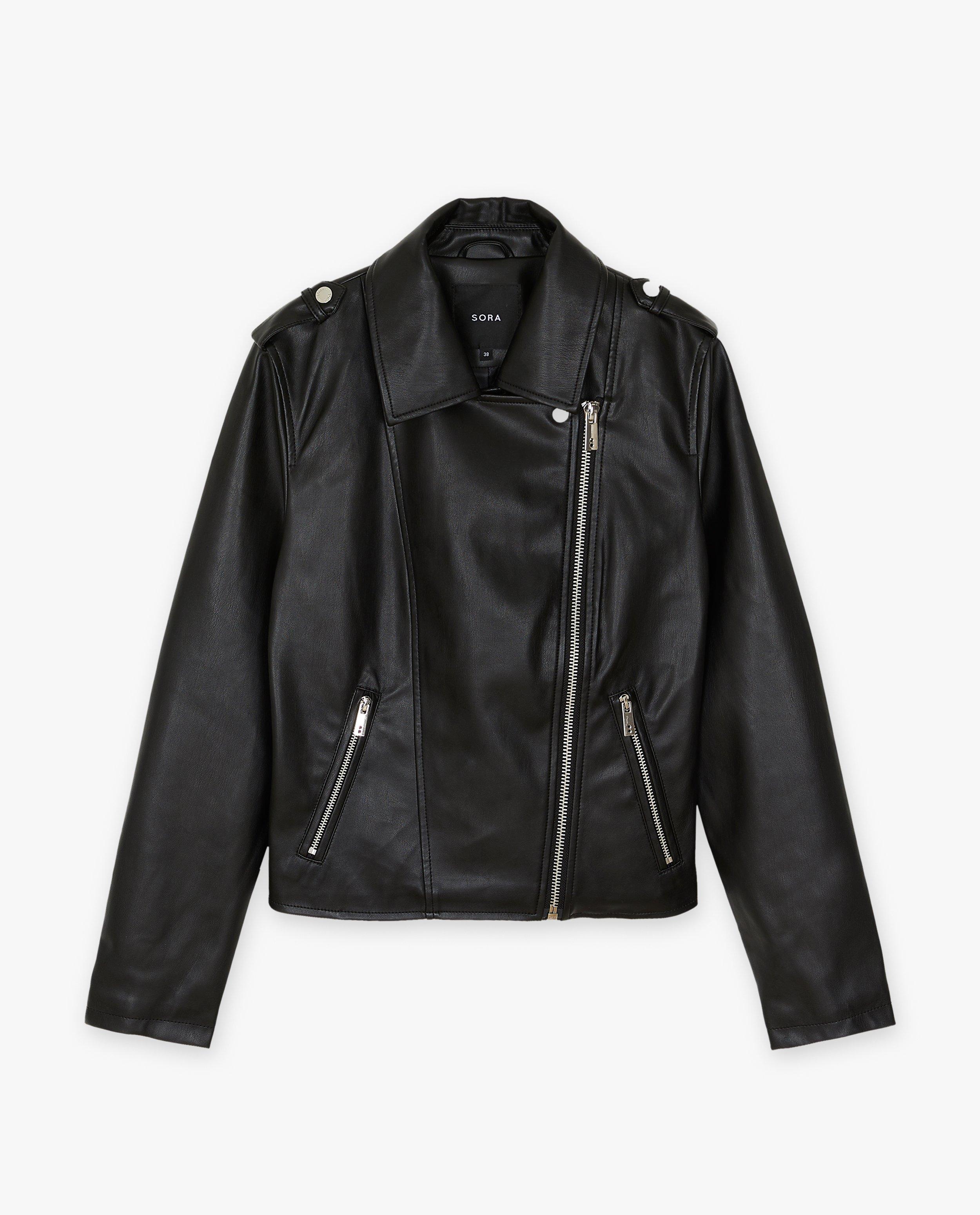 Blazers - Jas met faux leather look
