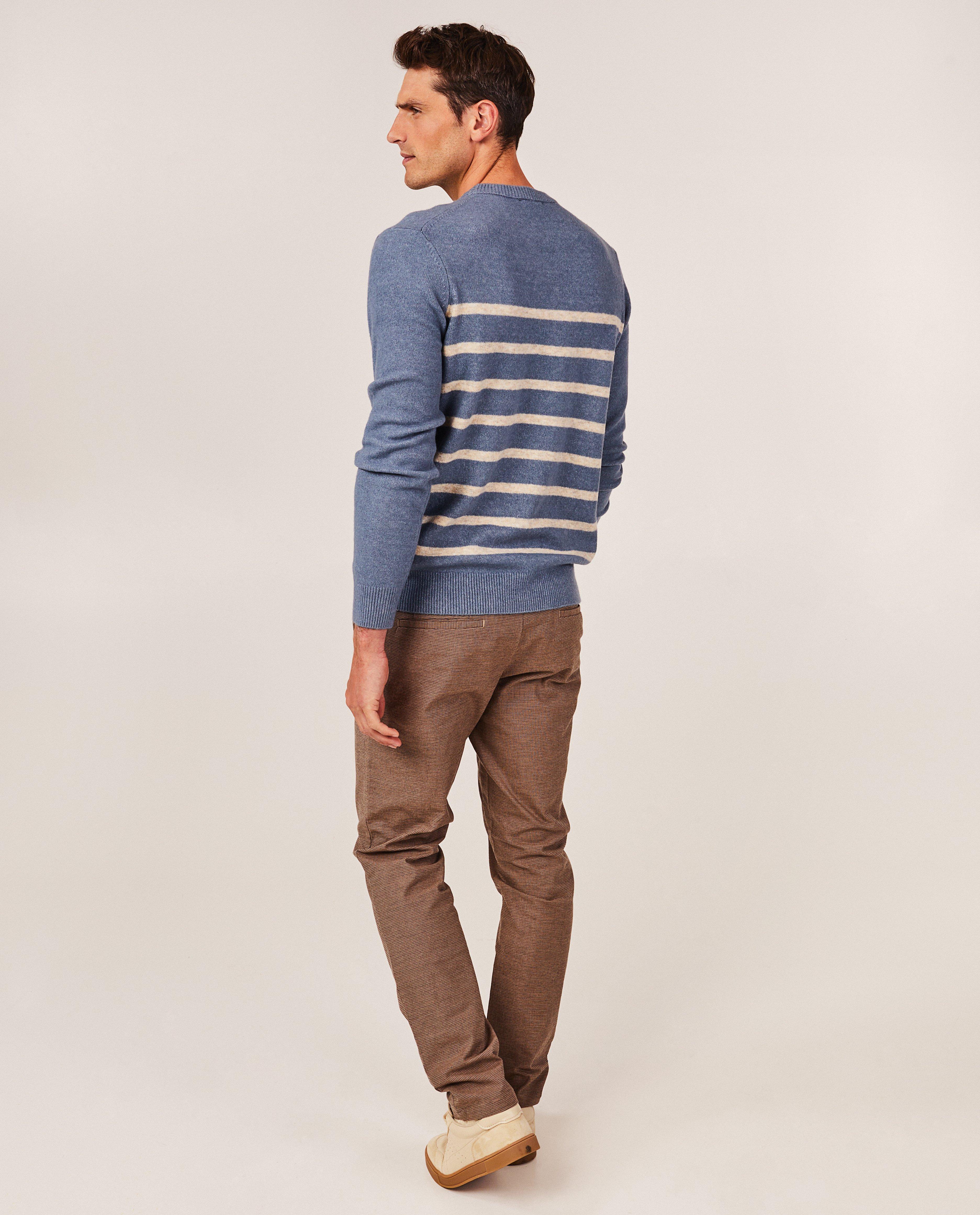 Pulls - Pull en tricot à rayures, hommes