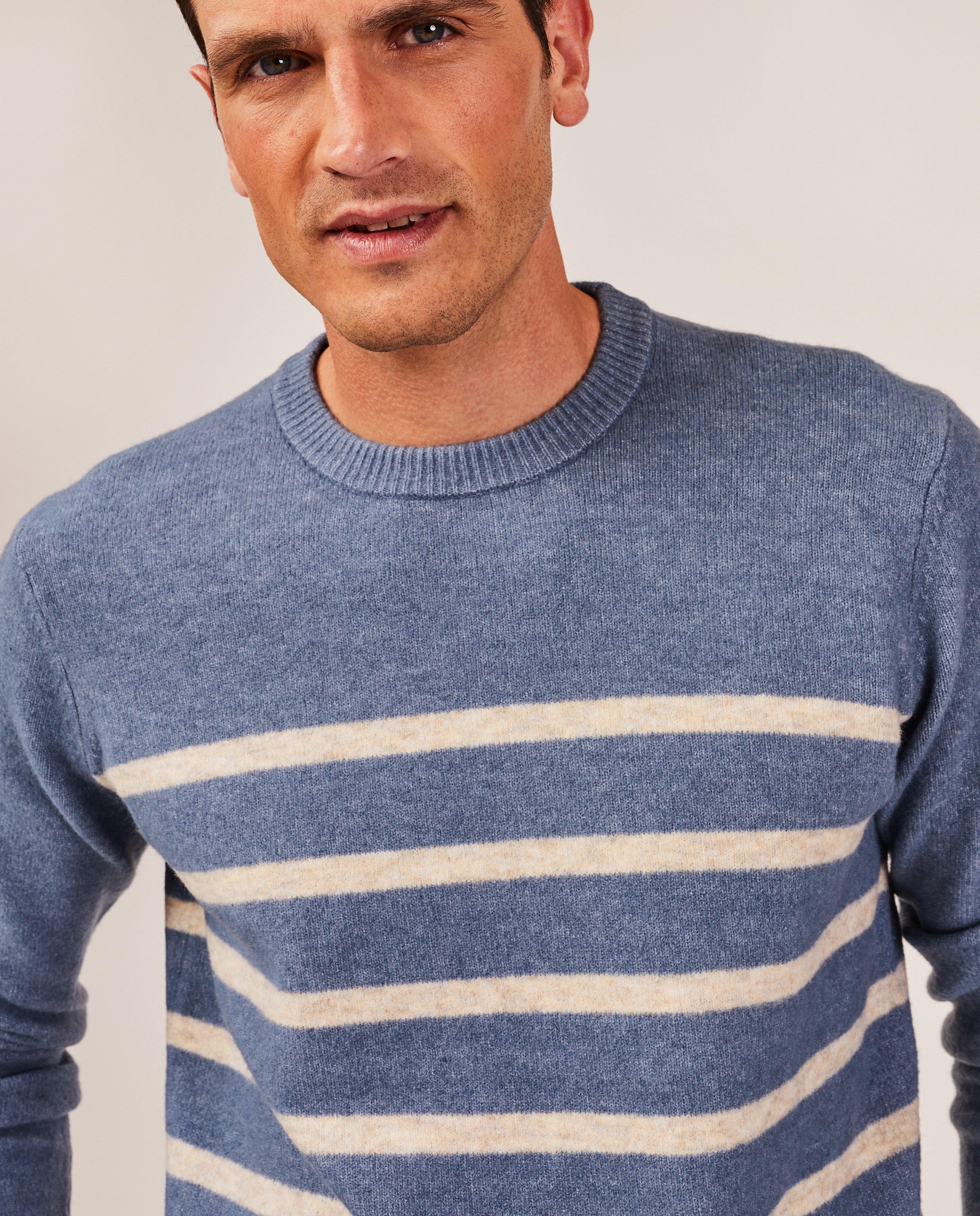 Pulls - Pull en tricot à rayures, hommes