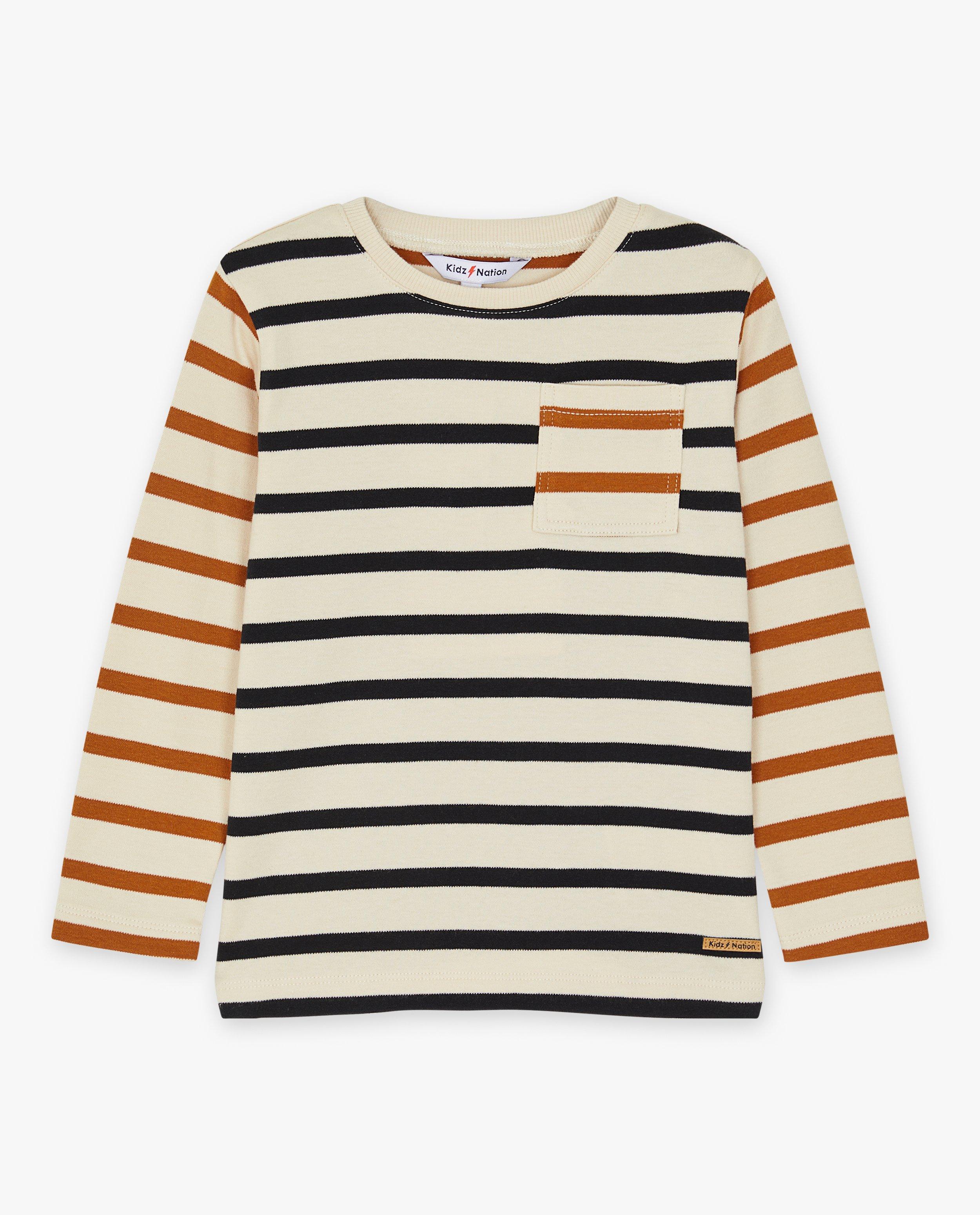 T-shirts - Longsleeve met strepen