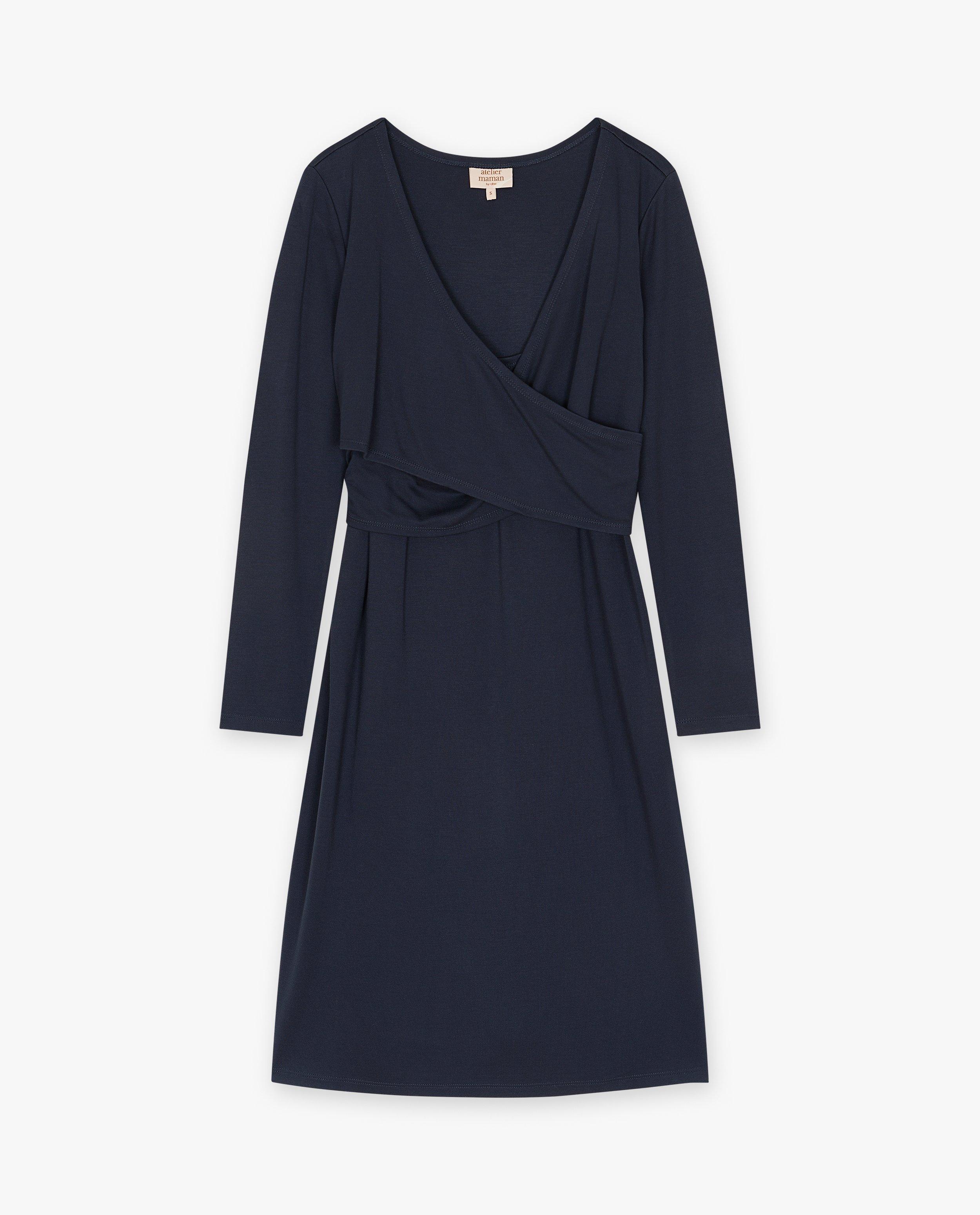 Robes - Robe avec encolure cache-cœur