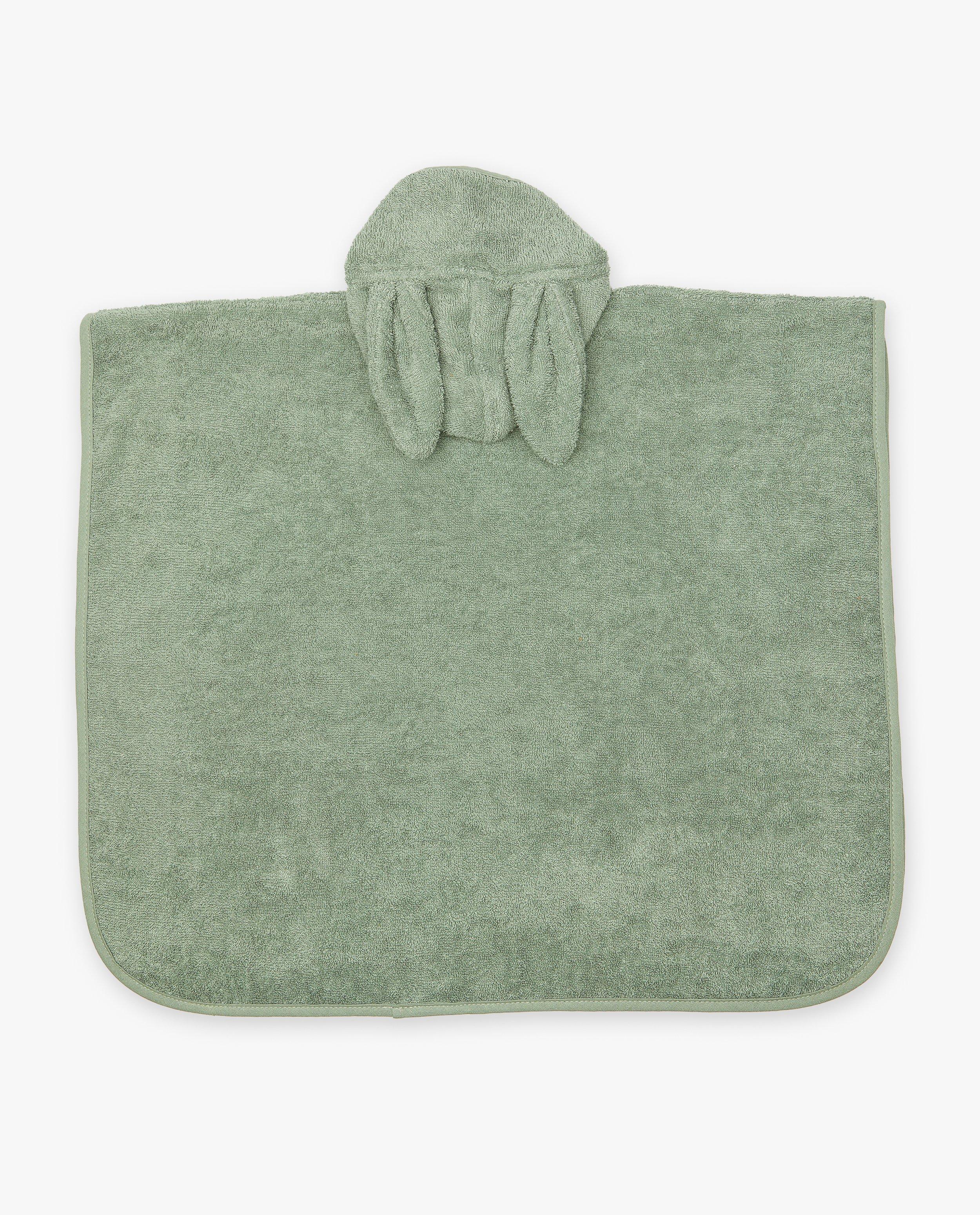 Babyspulletjes - Groene badponcho