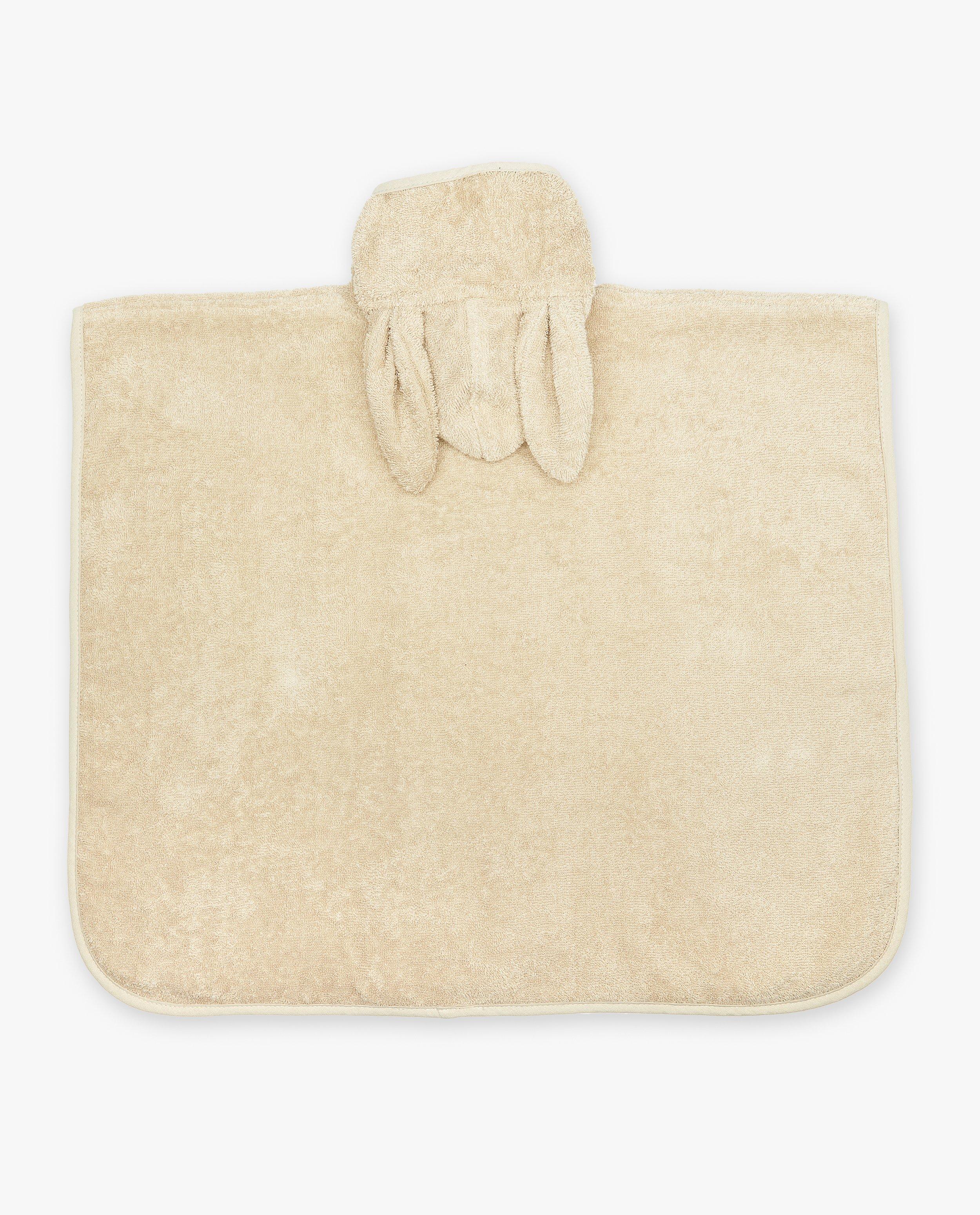 Babyspulletjes - Beige badponcho