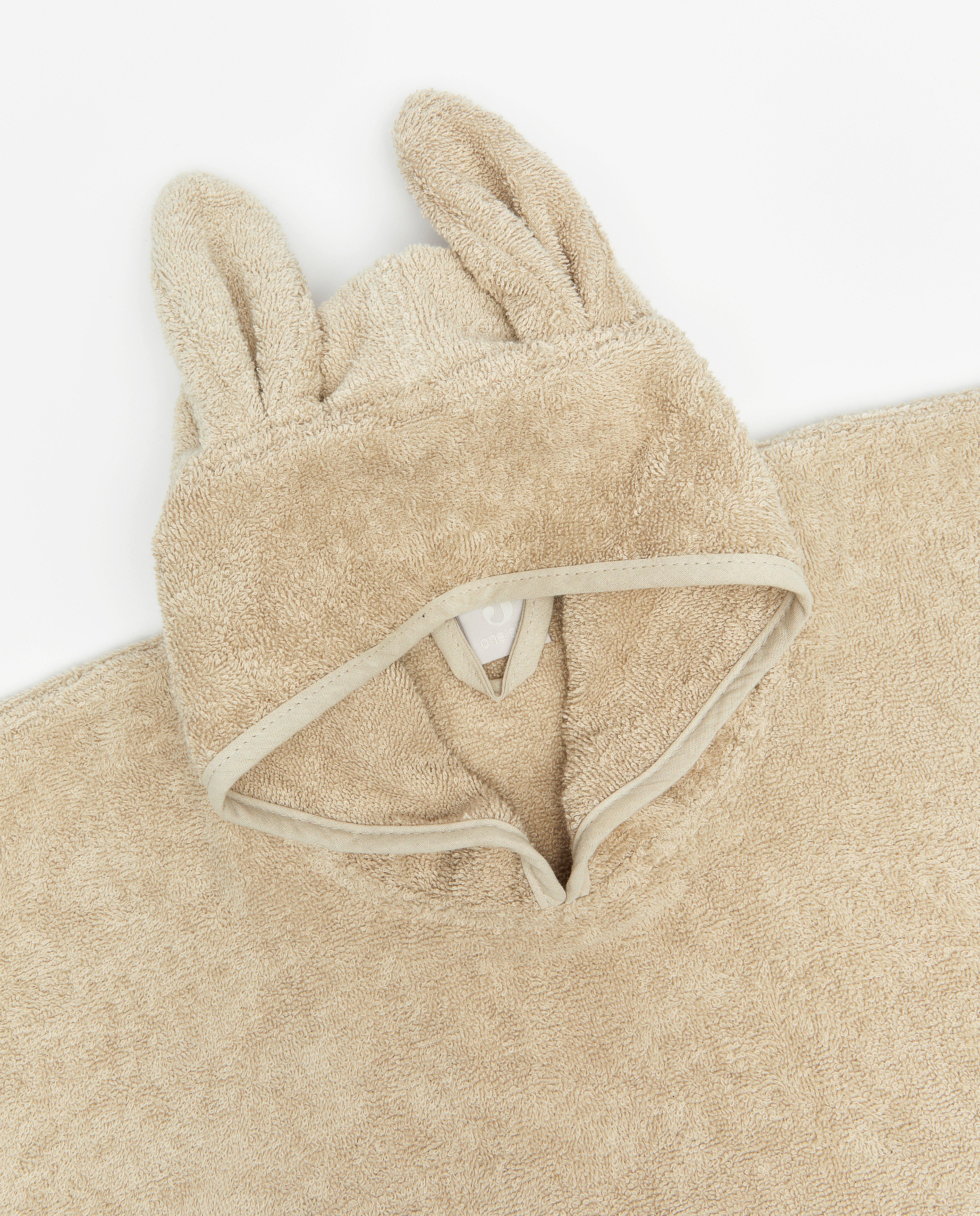 Babyspulletjes - Beige badponcho
