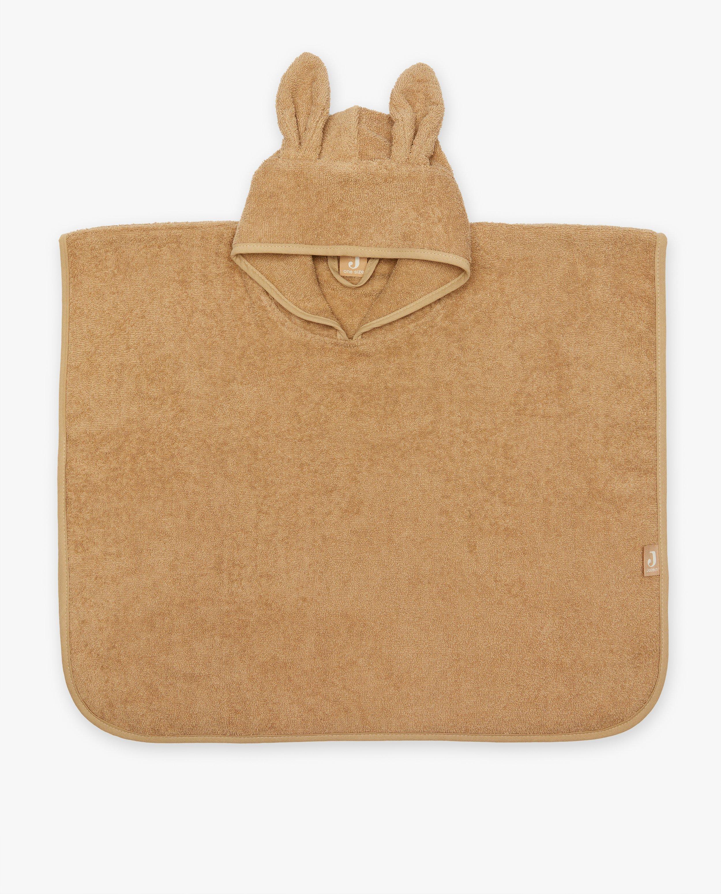 Bruine badponcho - null - Jollein