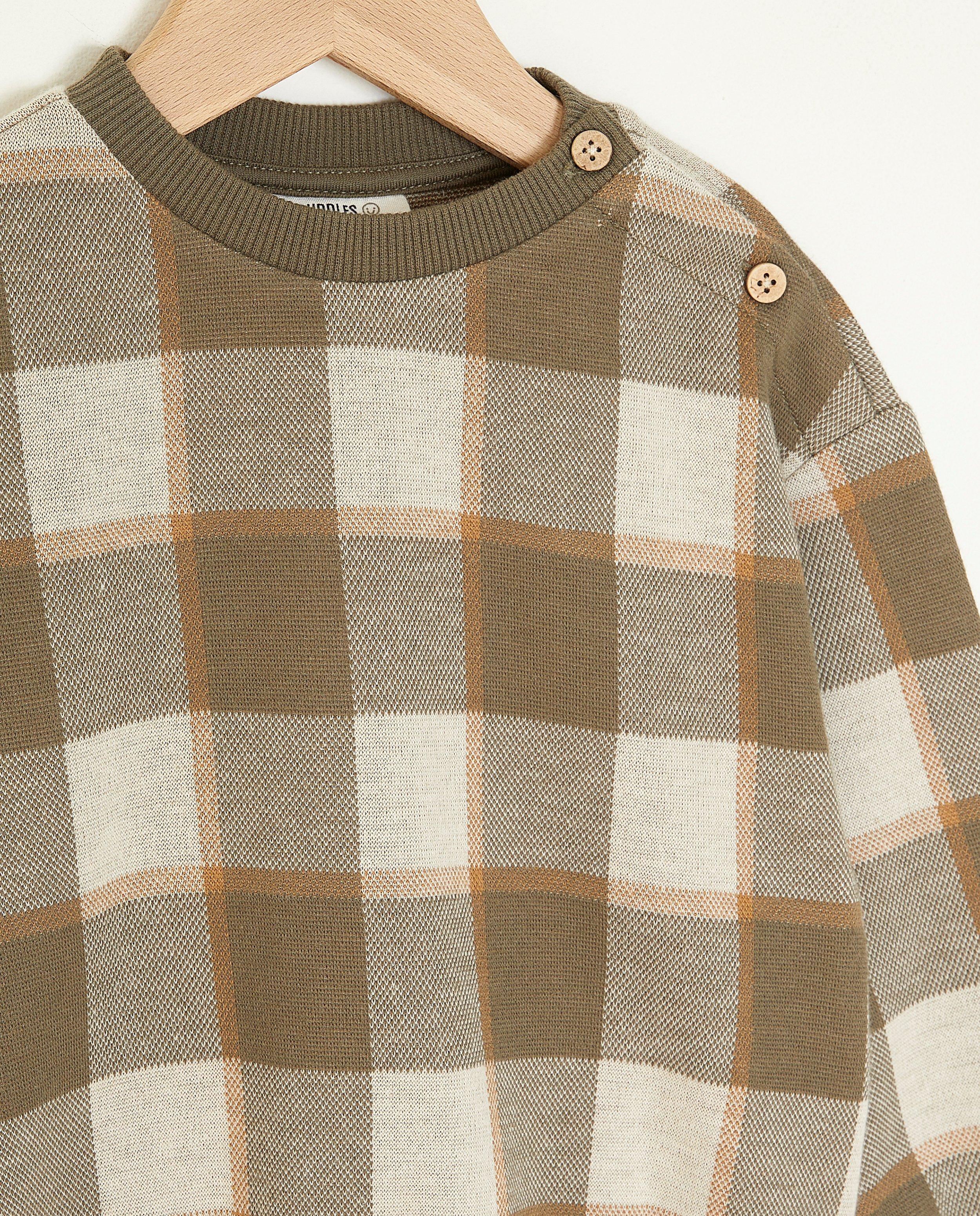 Sweaters - Sweater met ruiten