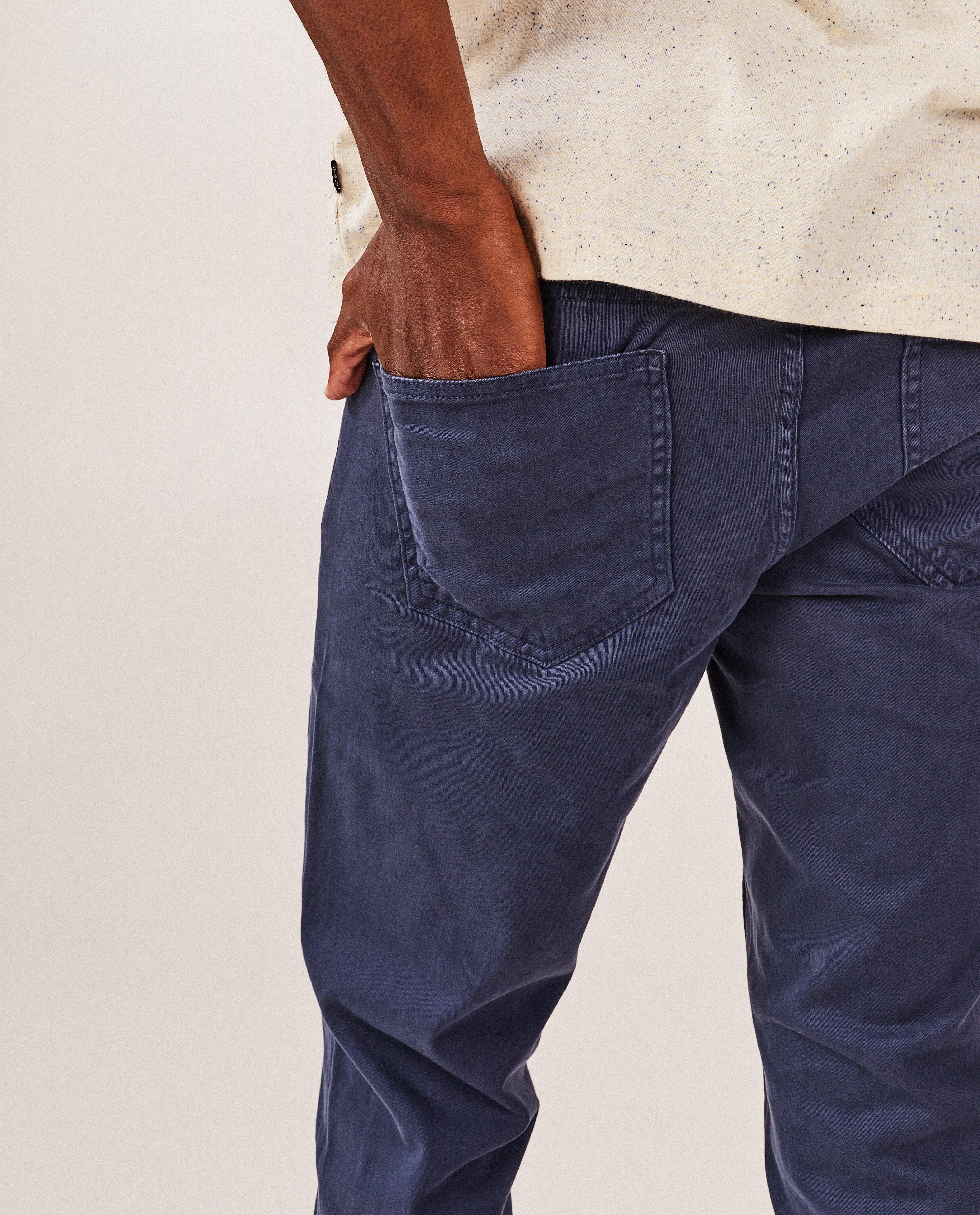 Jeans - Groene broek, slim fit
