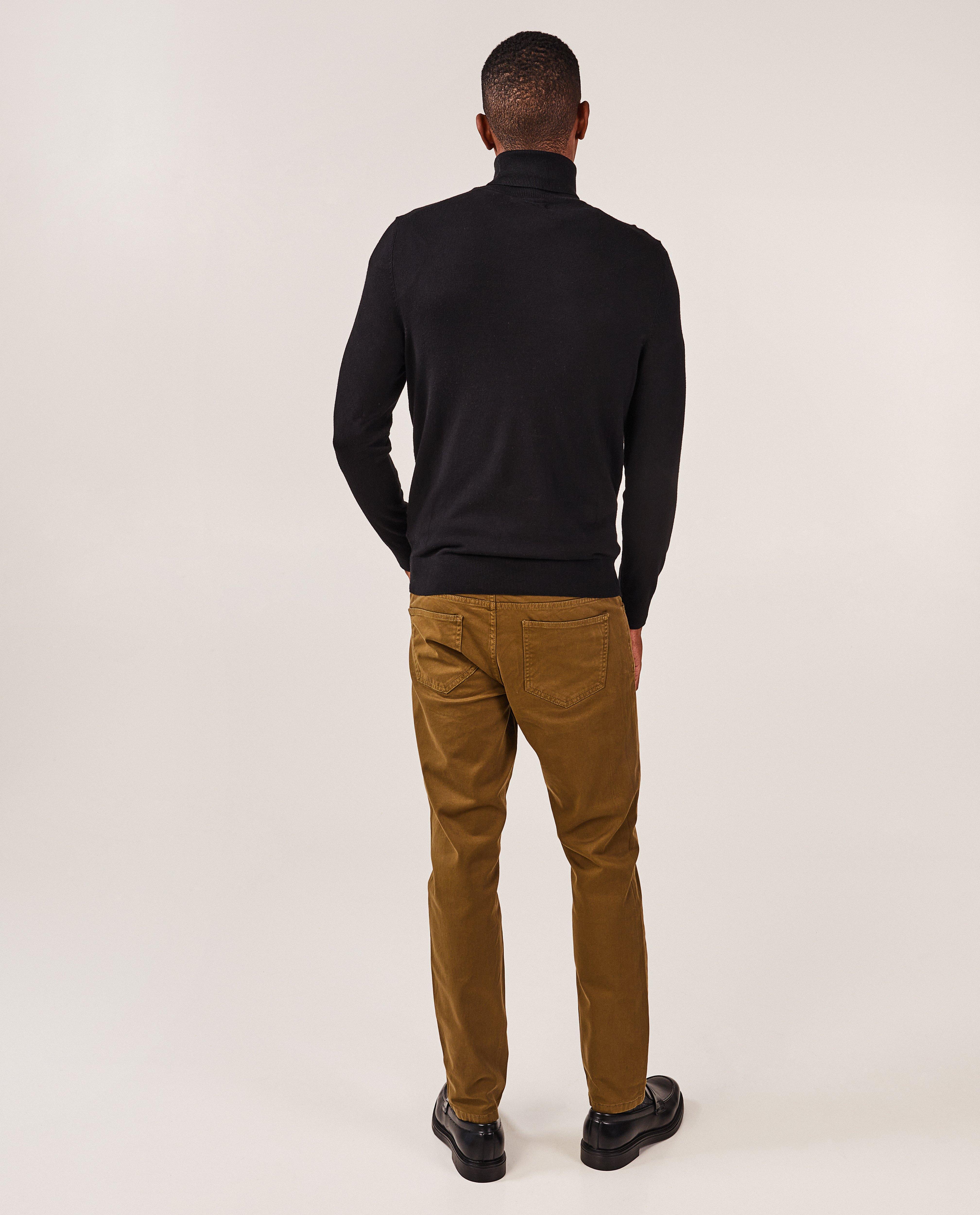 Jeans - Groene broek, slim fit