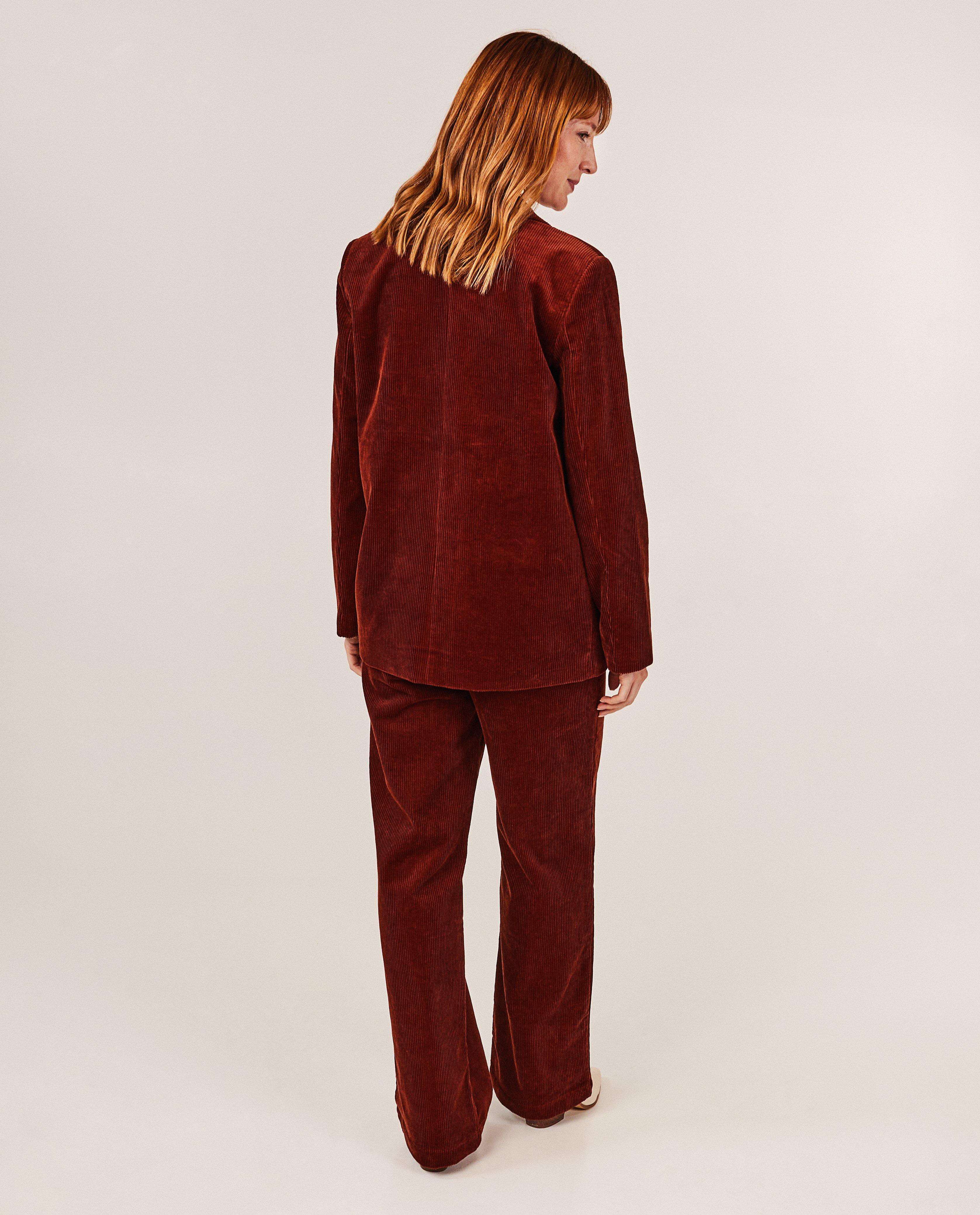 Blazers - Kostuumvest van ribfluweel