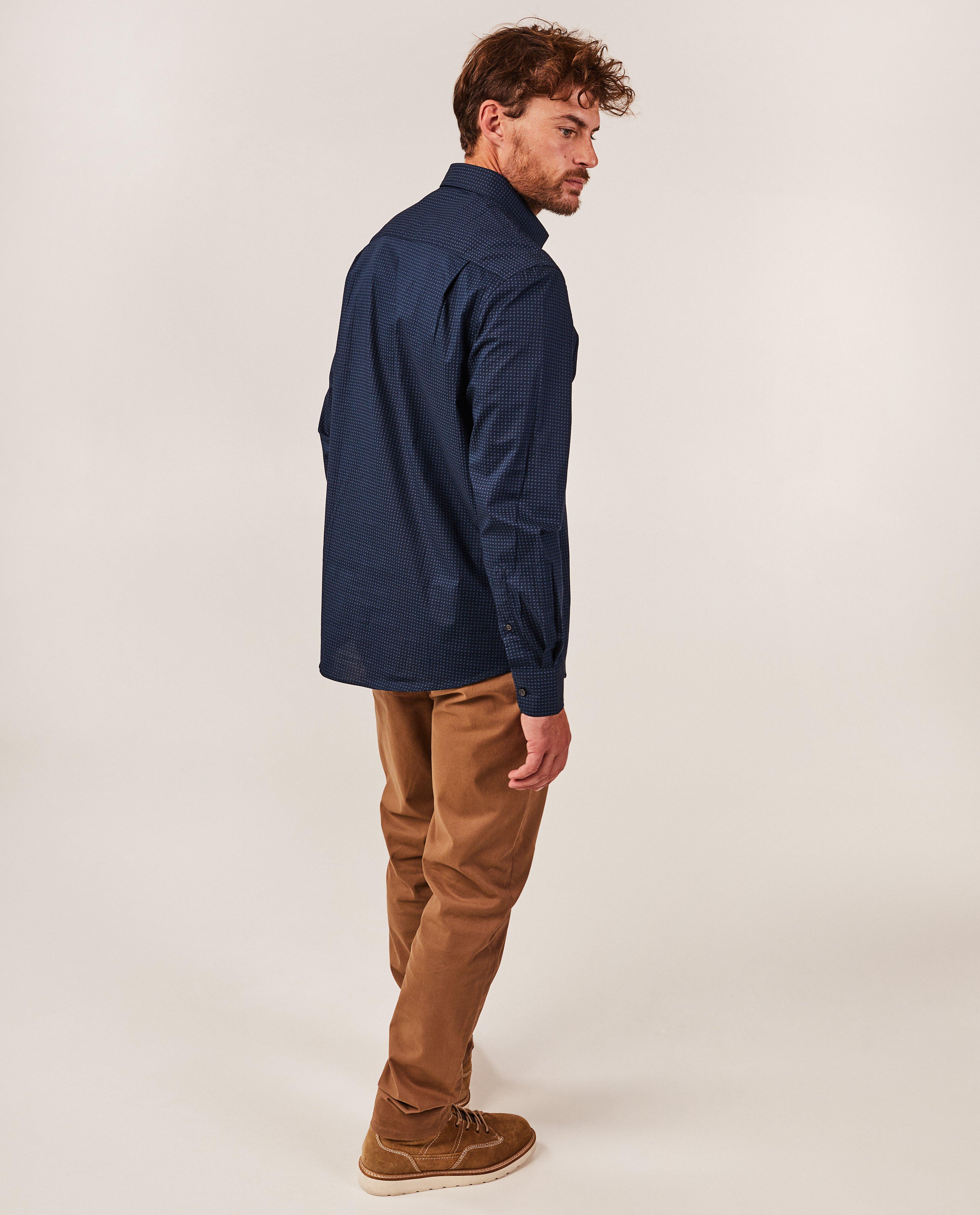 Chemises - Chemise avec micro-imprimé, regular fit