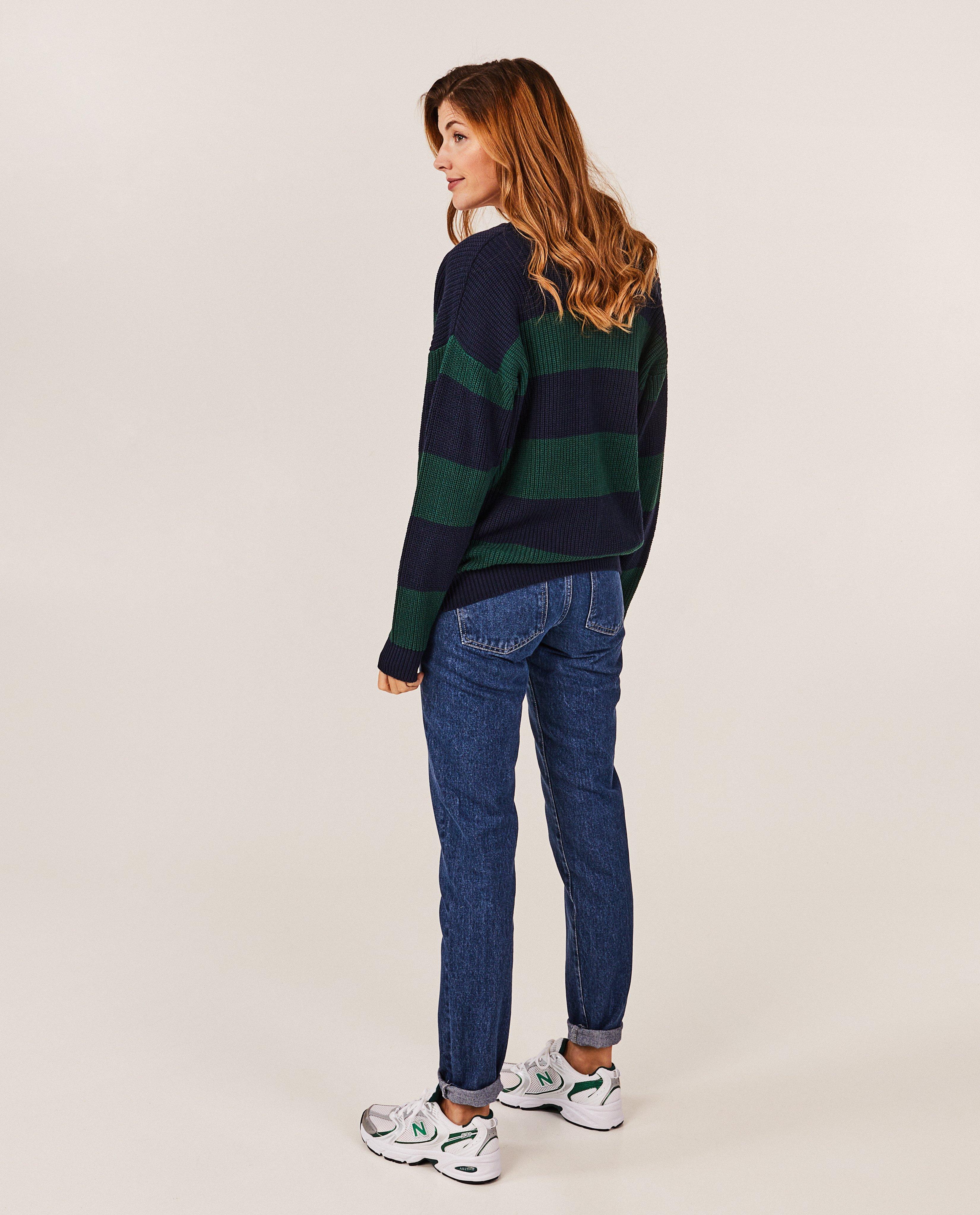 Cardigans - Cardigan en tricot rayé