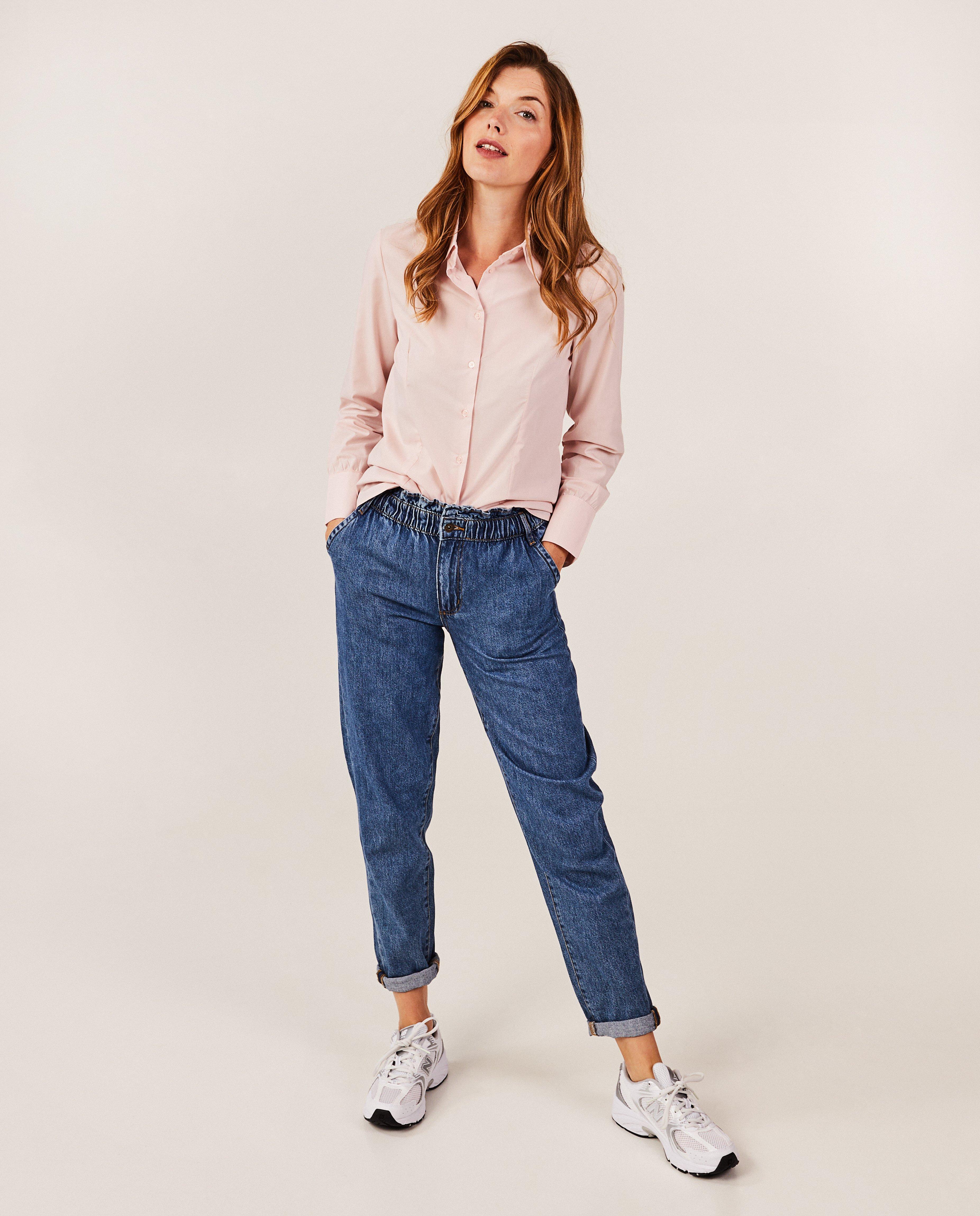 Roze hemd, slim fit - null - OVS