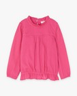 Roze blouse met structuur - null - S. Oliver