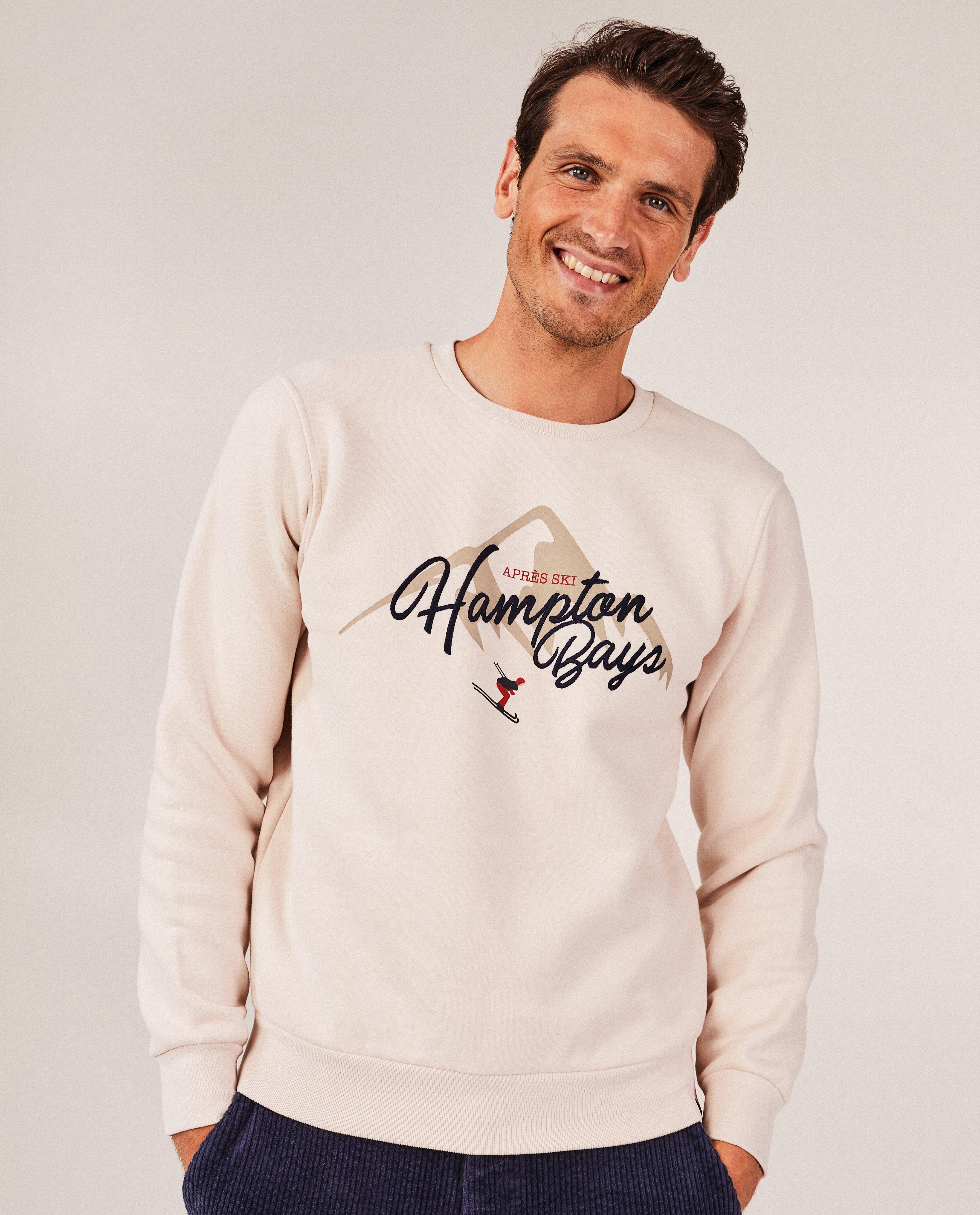 Sweaters - Sweater met geborduurd opschrift
