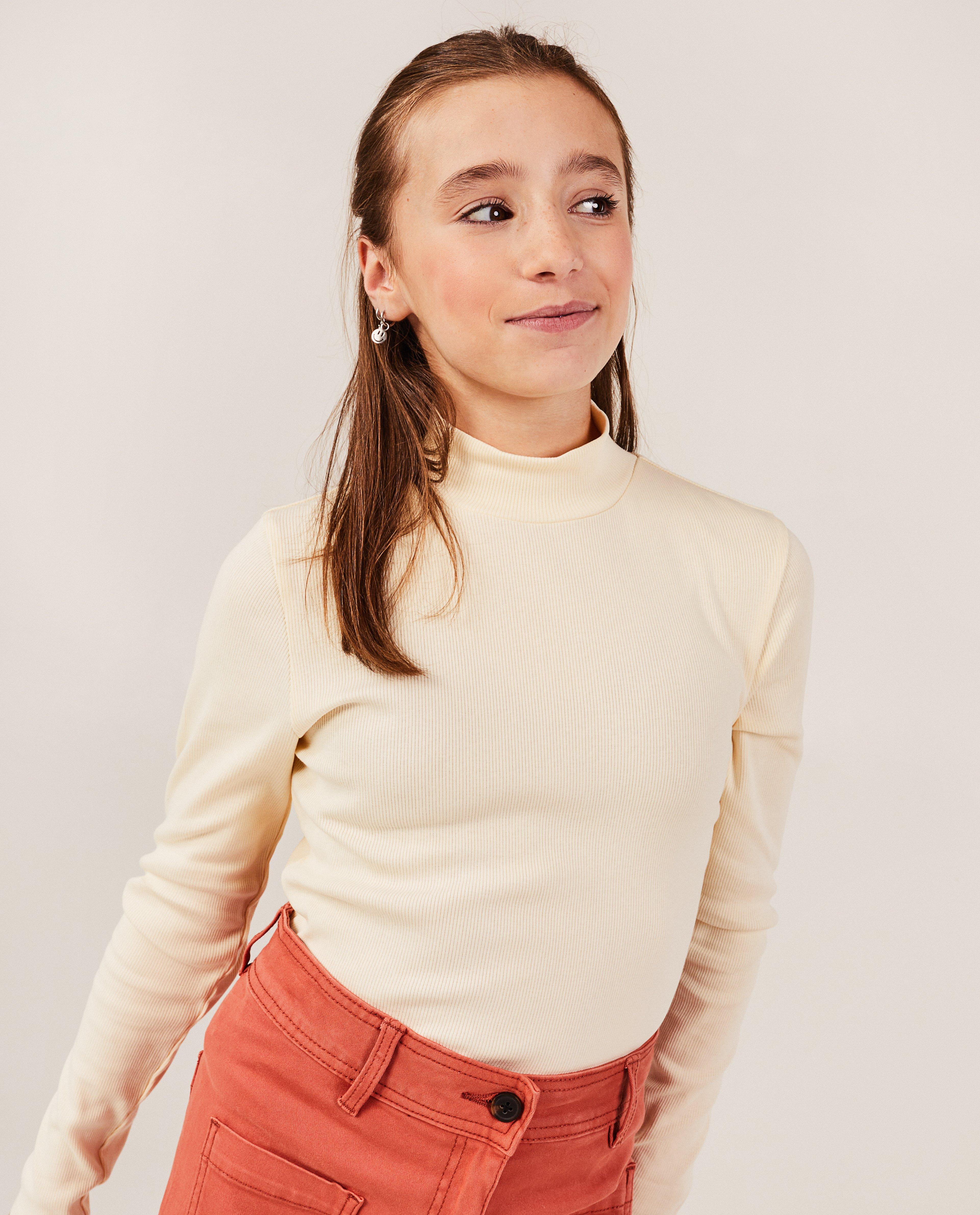 T-shirts - Longsleeve met rib
