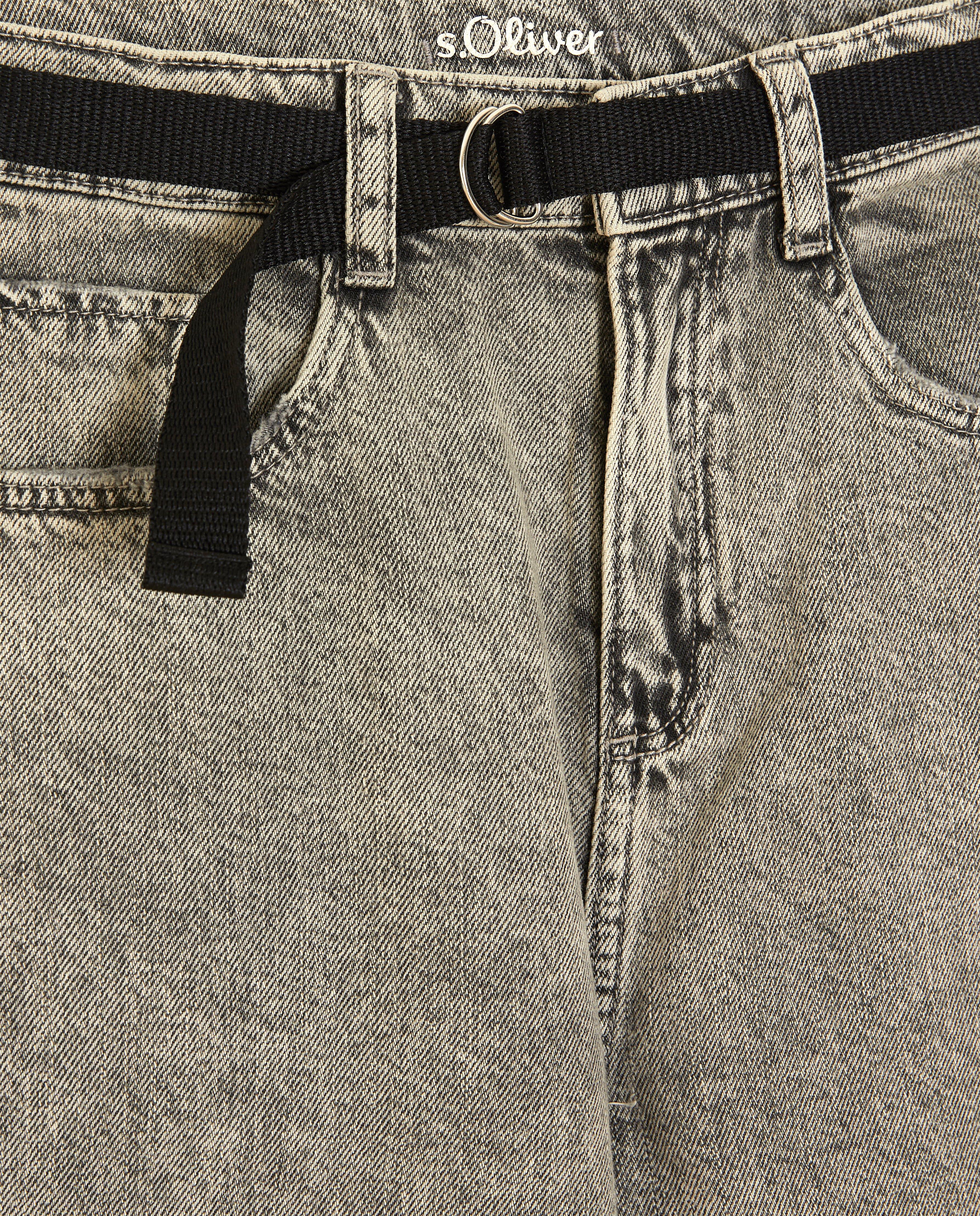 Jeans - Jeans gris, coupe à jambes larges