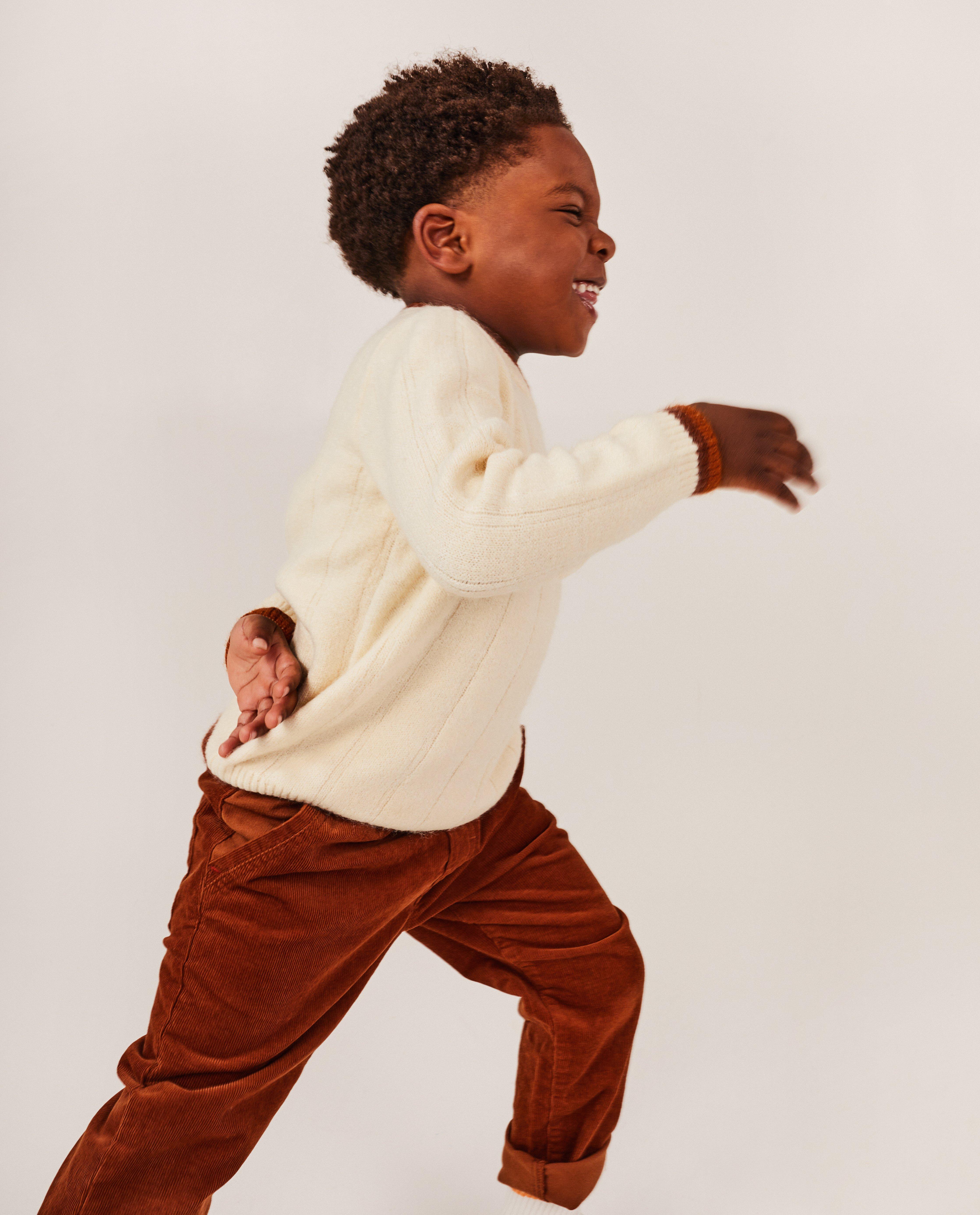 Trui met gebreid ruitpatroon - null - Kidz Nation