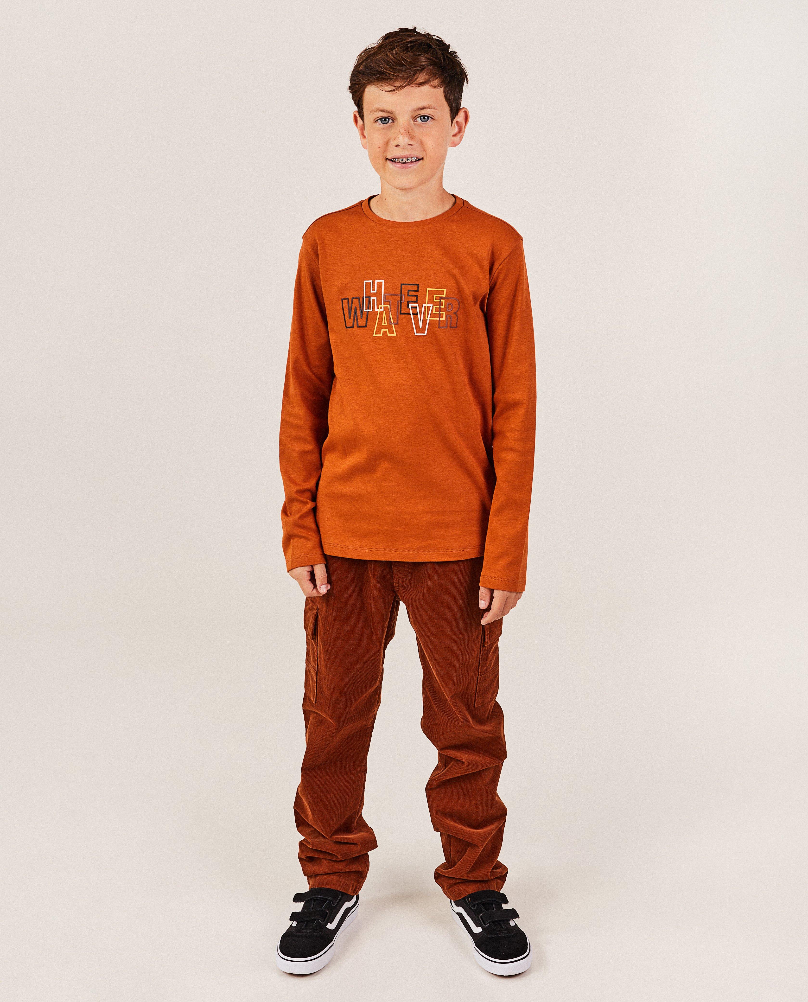 Longsleeve met opschrift in reliëf - null - Fish & Chips
