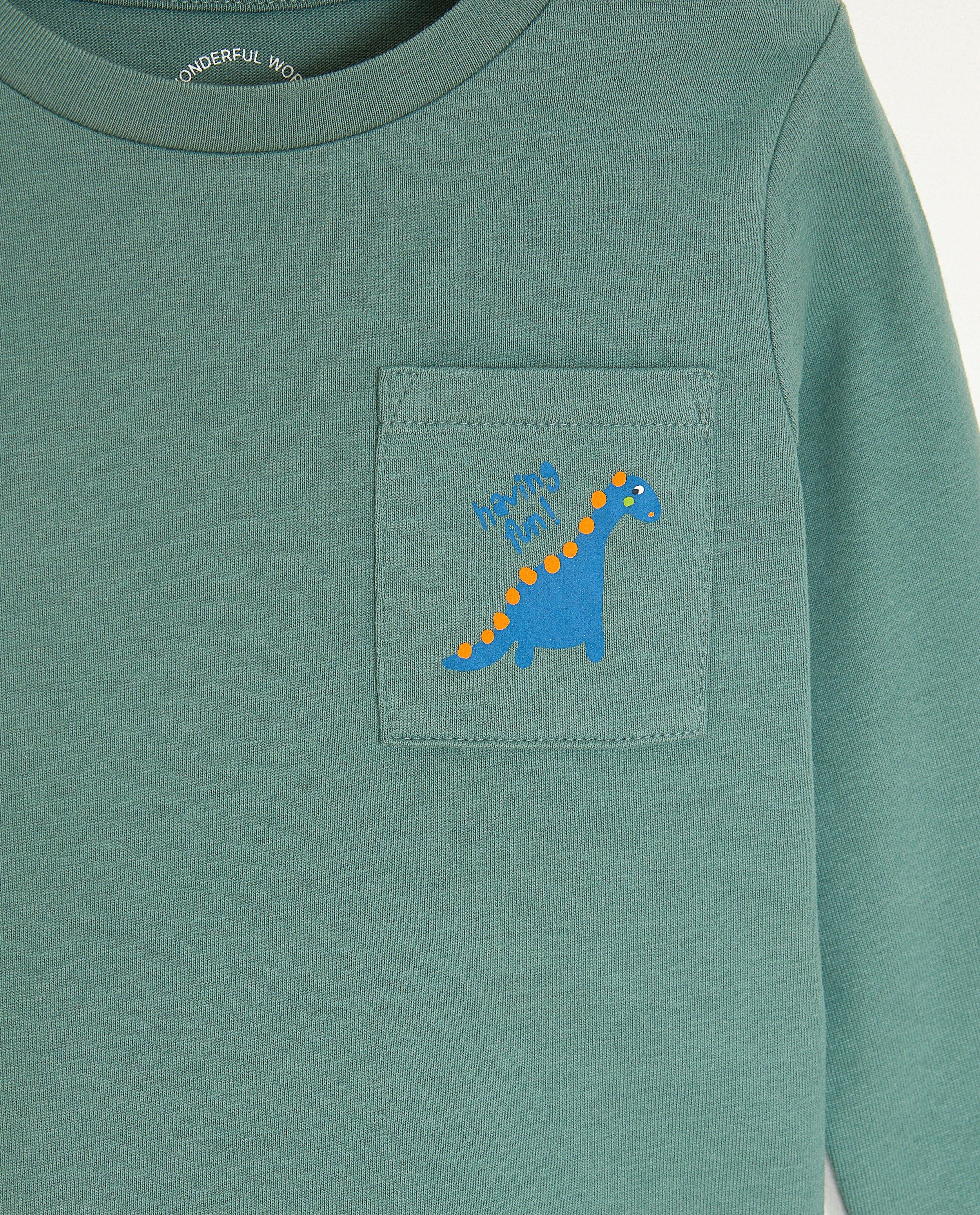 T-shirts - Groene longsleeve