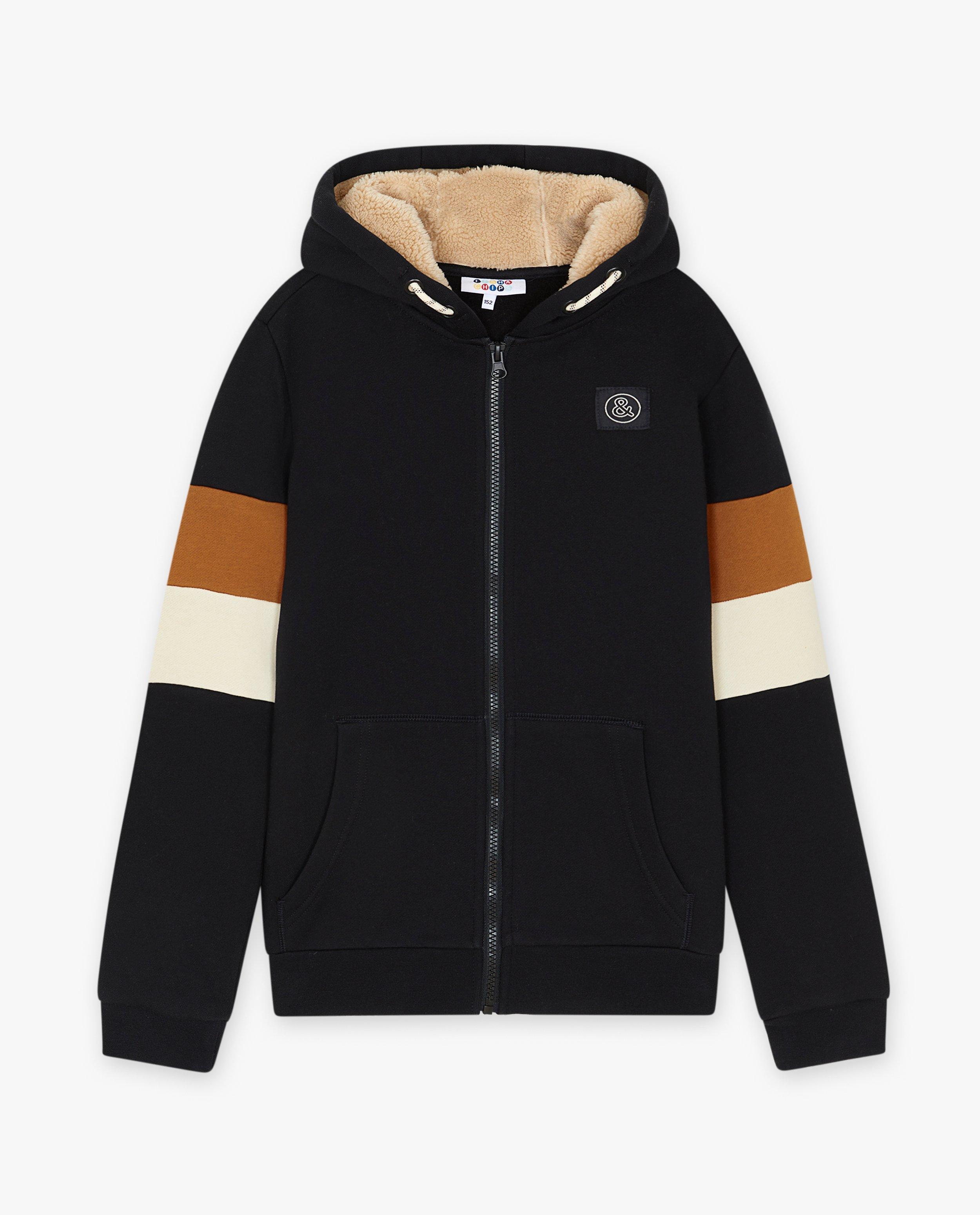 Cardigans - Gilet molletonné color block