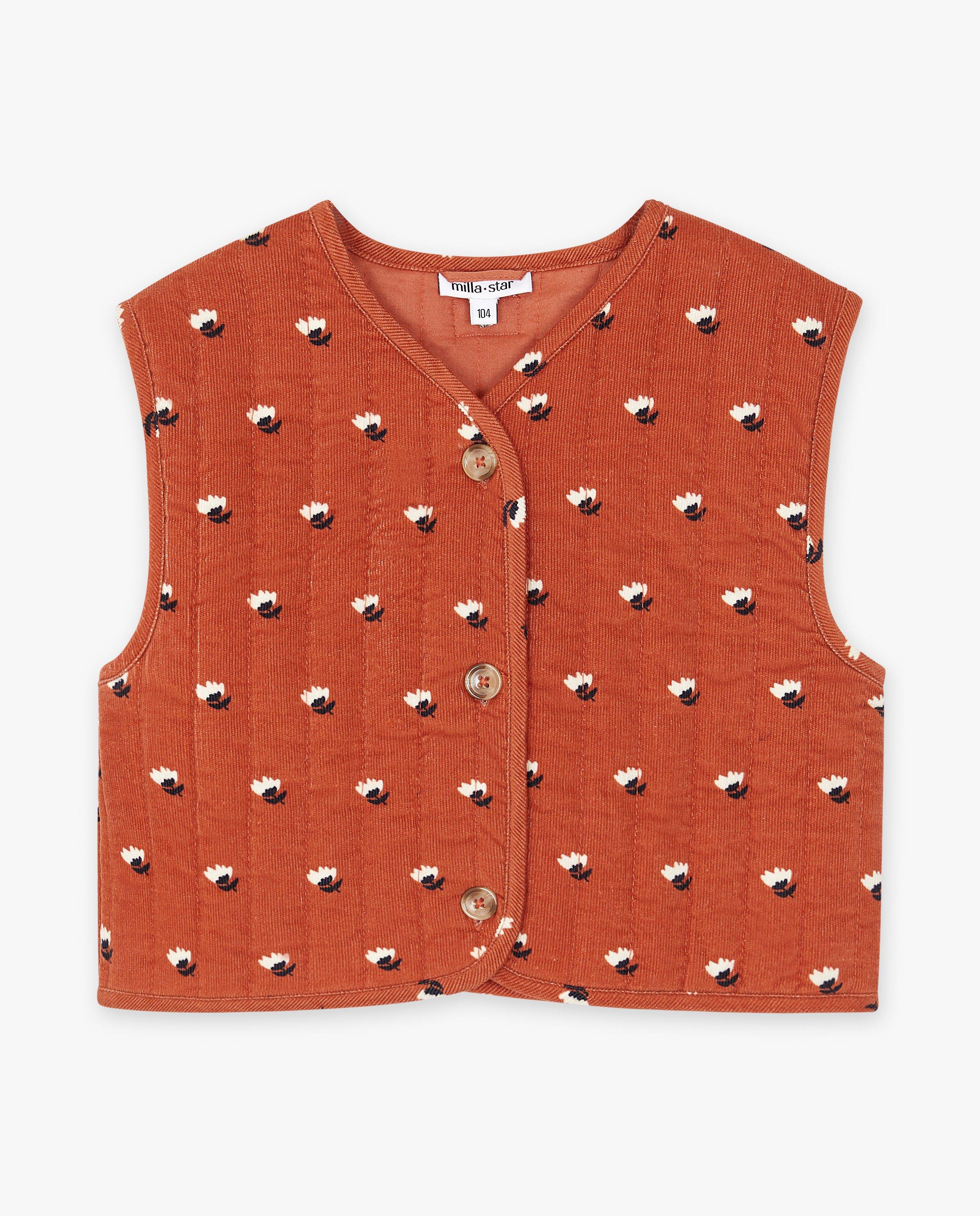 Cardigan - Vest met bloemenprint