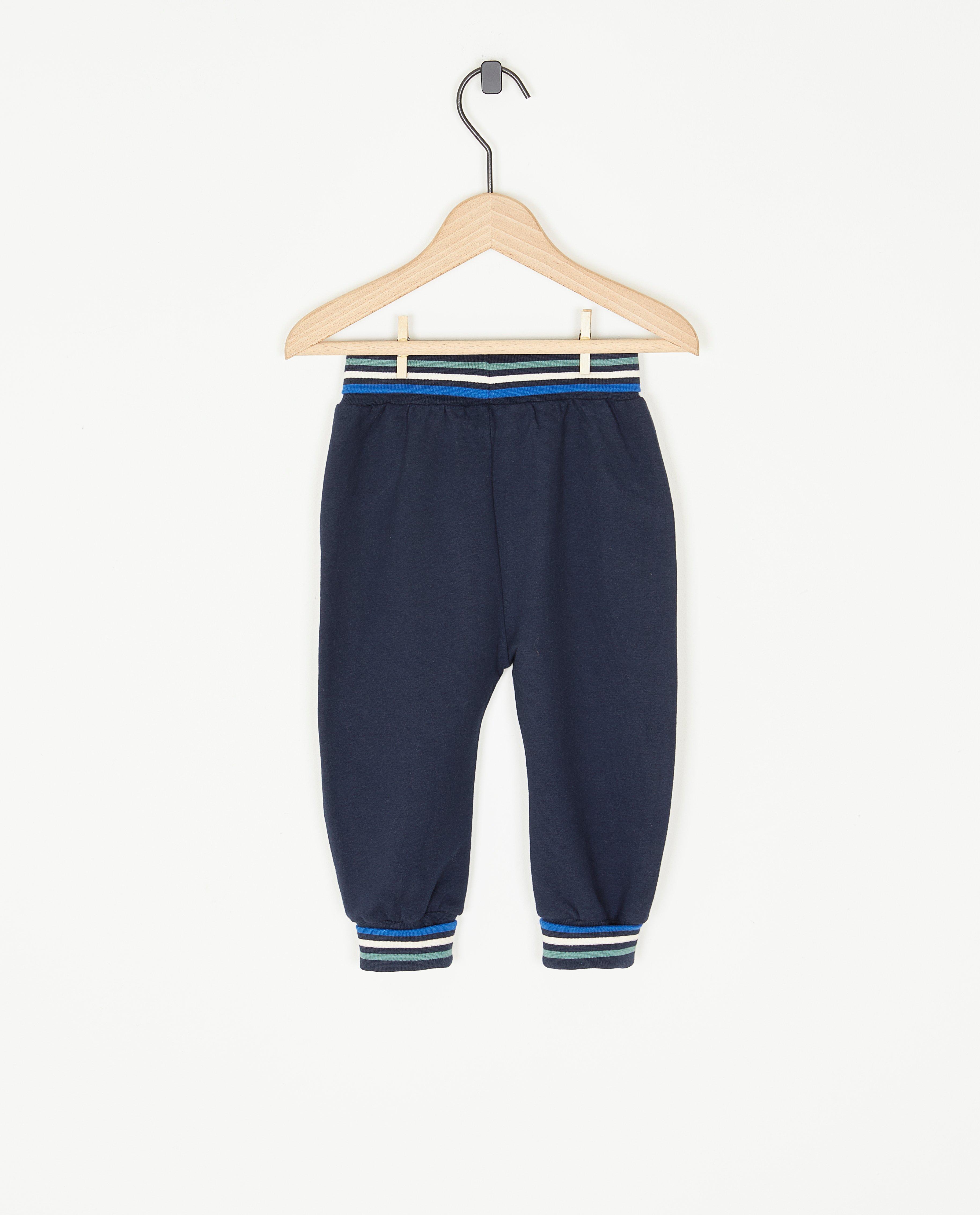 Broeken - Donkerblauwe joggingbroek
