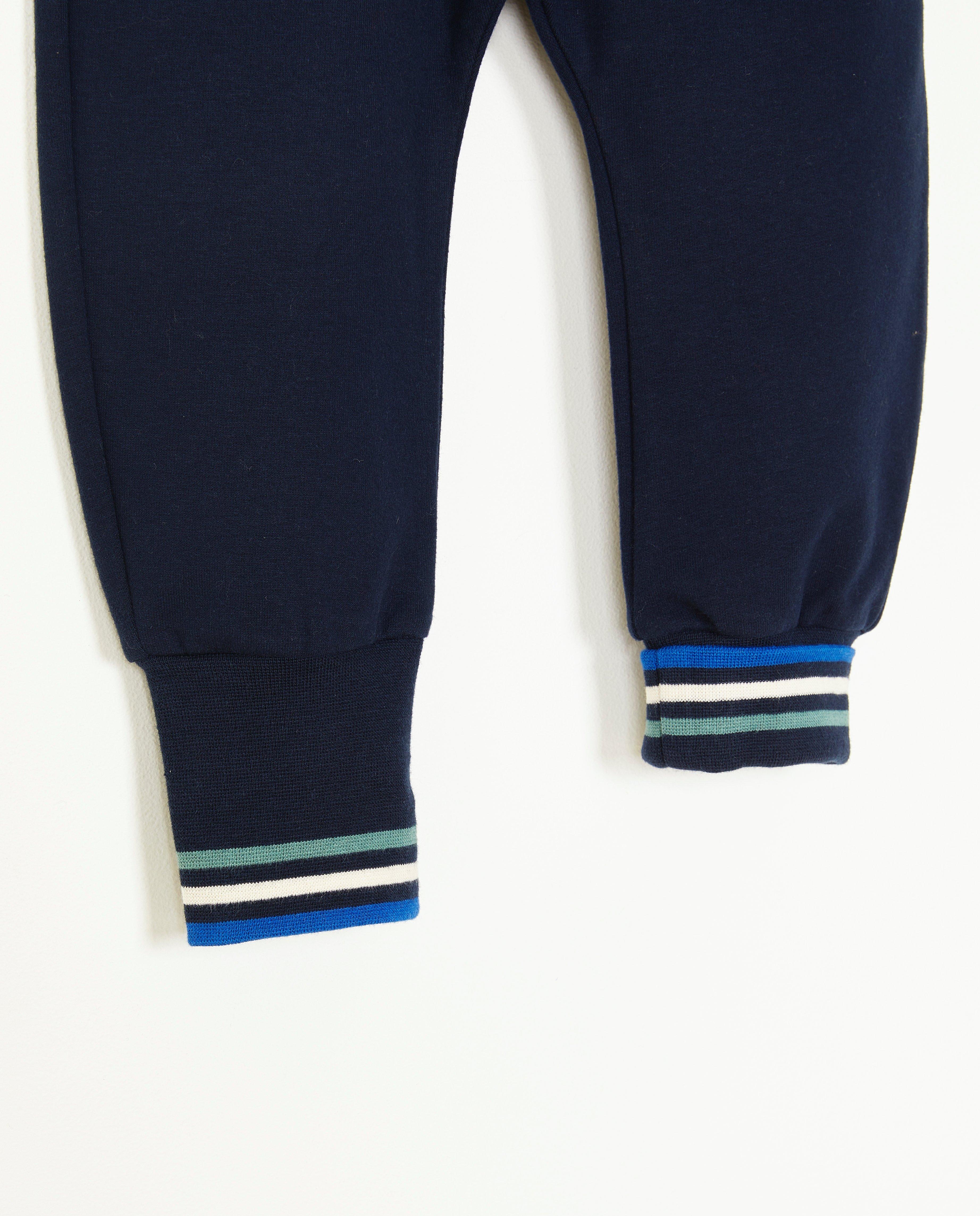 Broeken - Donkerblauwe joggingbroek
