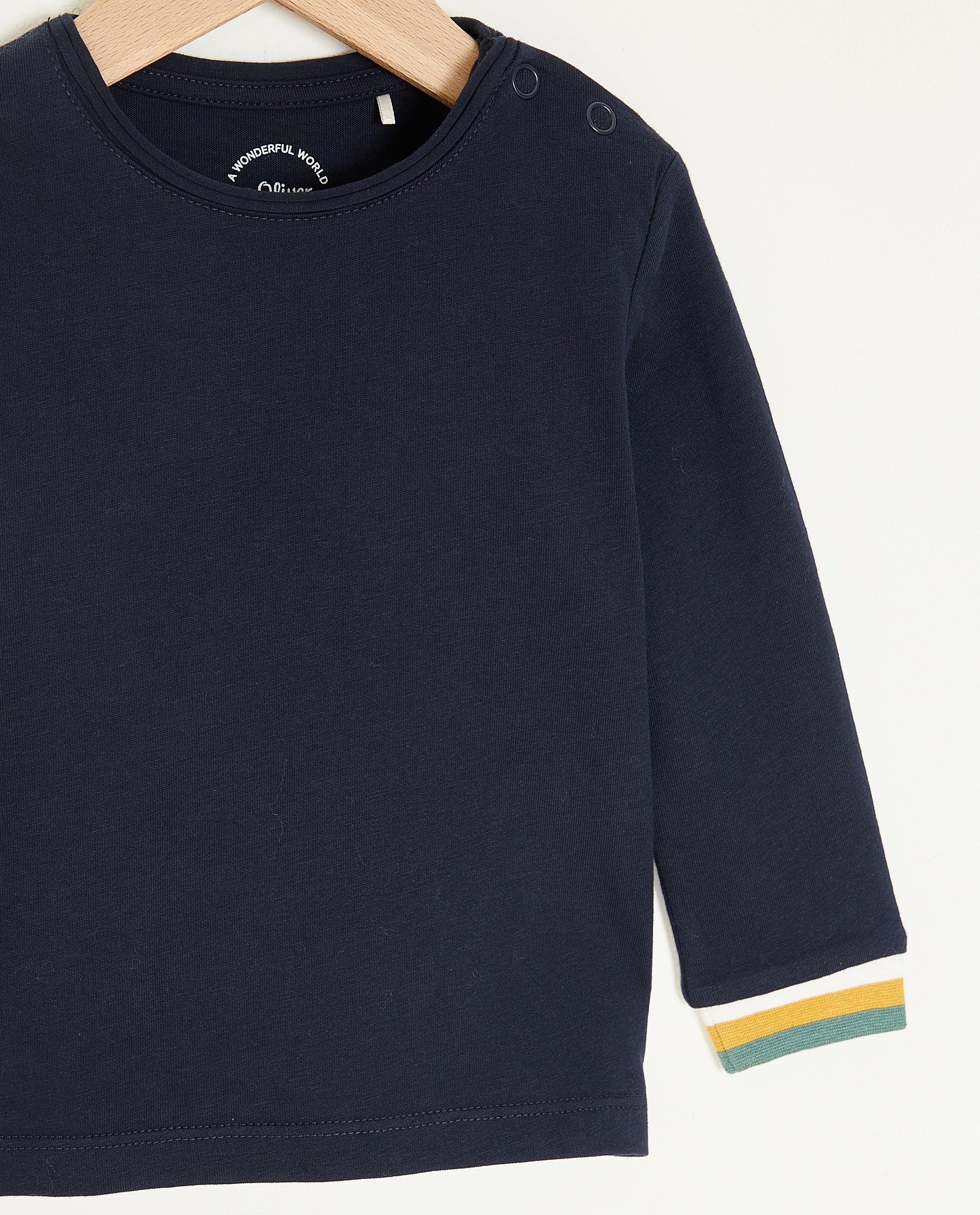 T-shirts - Donkerblauwe longsleeve