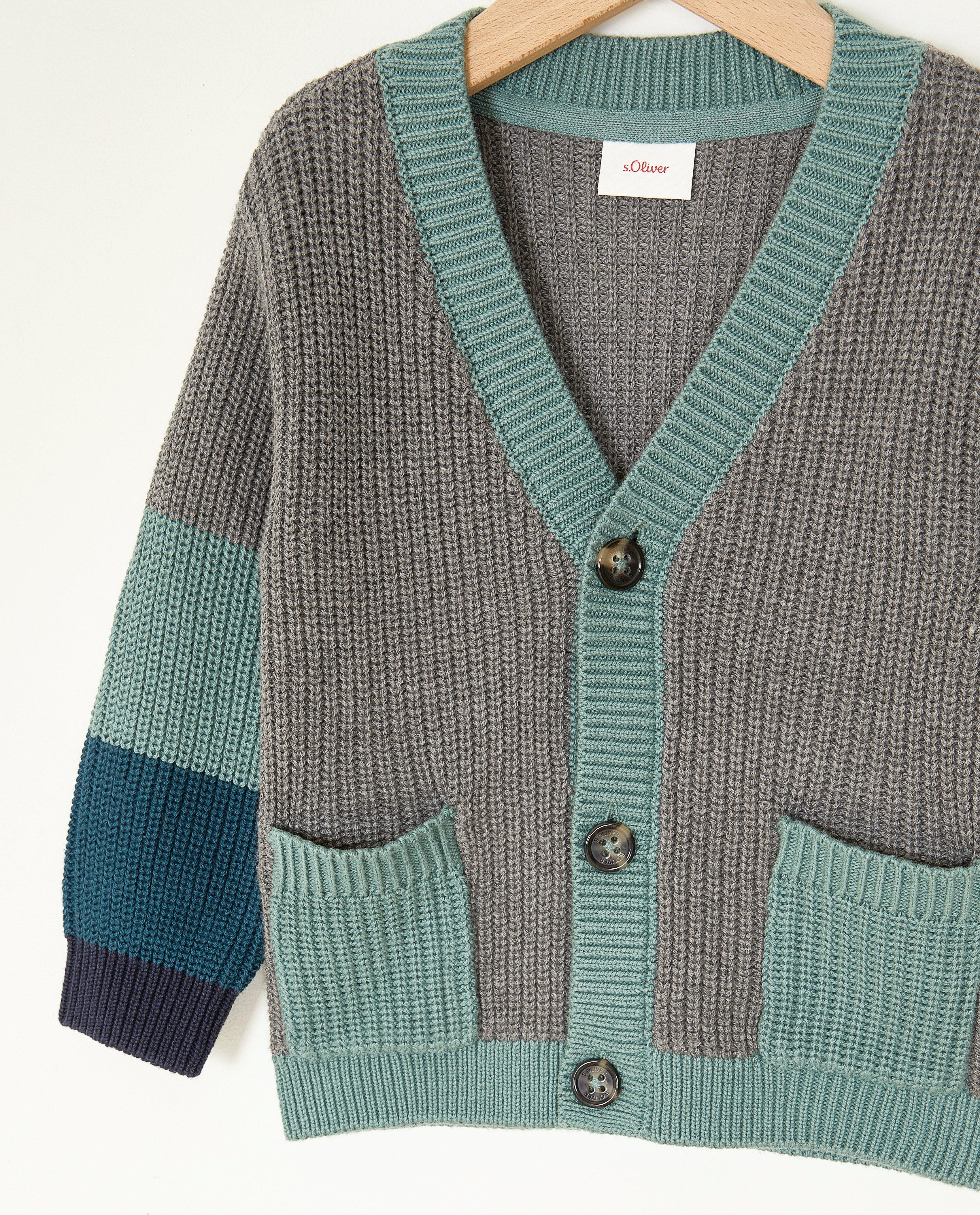 Cardigan - Gebreide cardigan met strepen