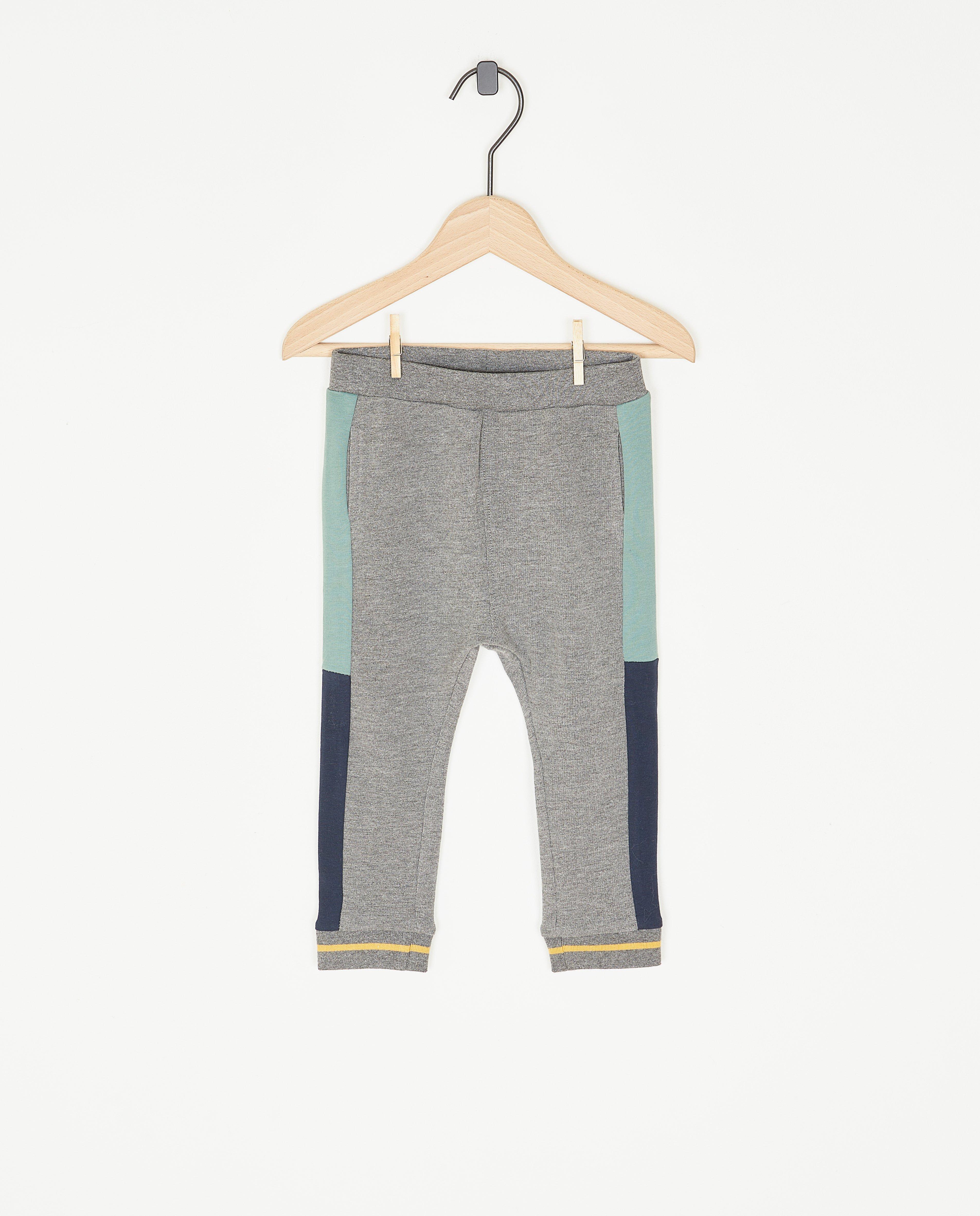 Joggingbroek met color block - null - S. Oliver