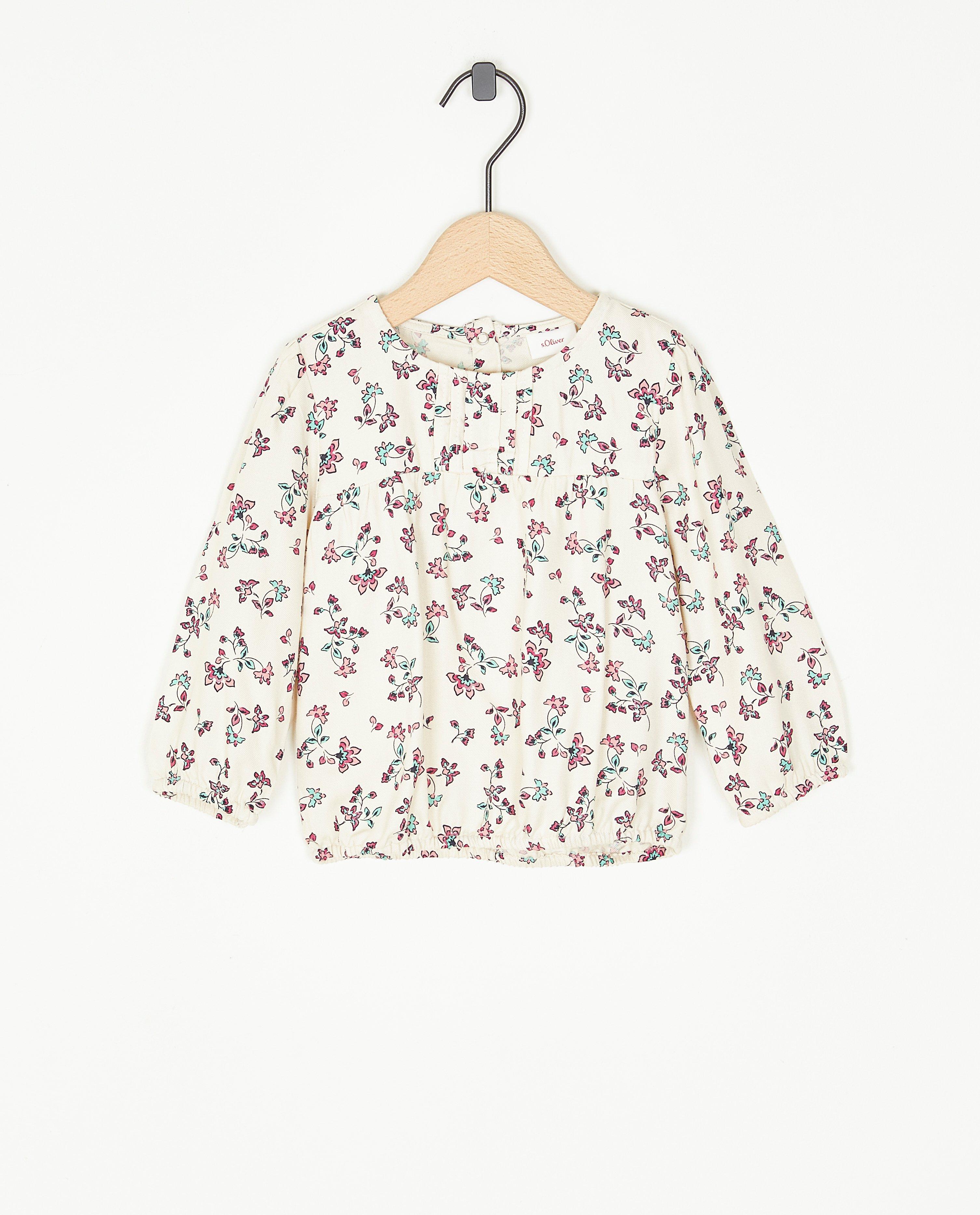 Blouse met bloemenprint - null - S. Oliver