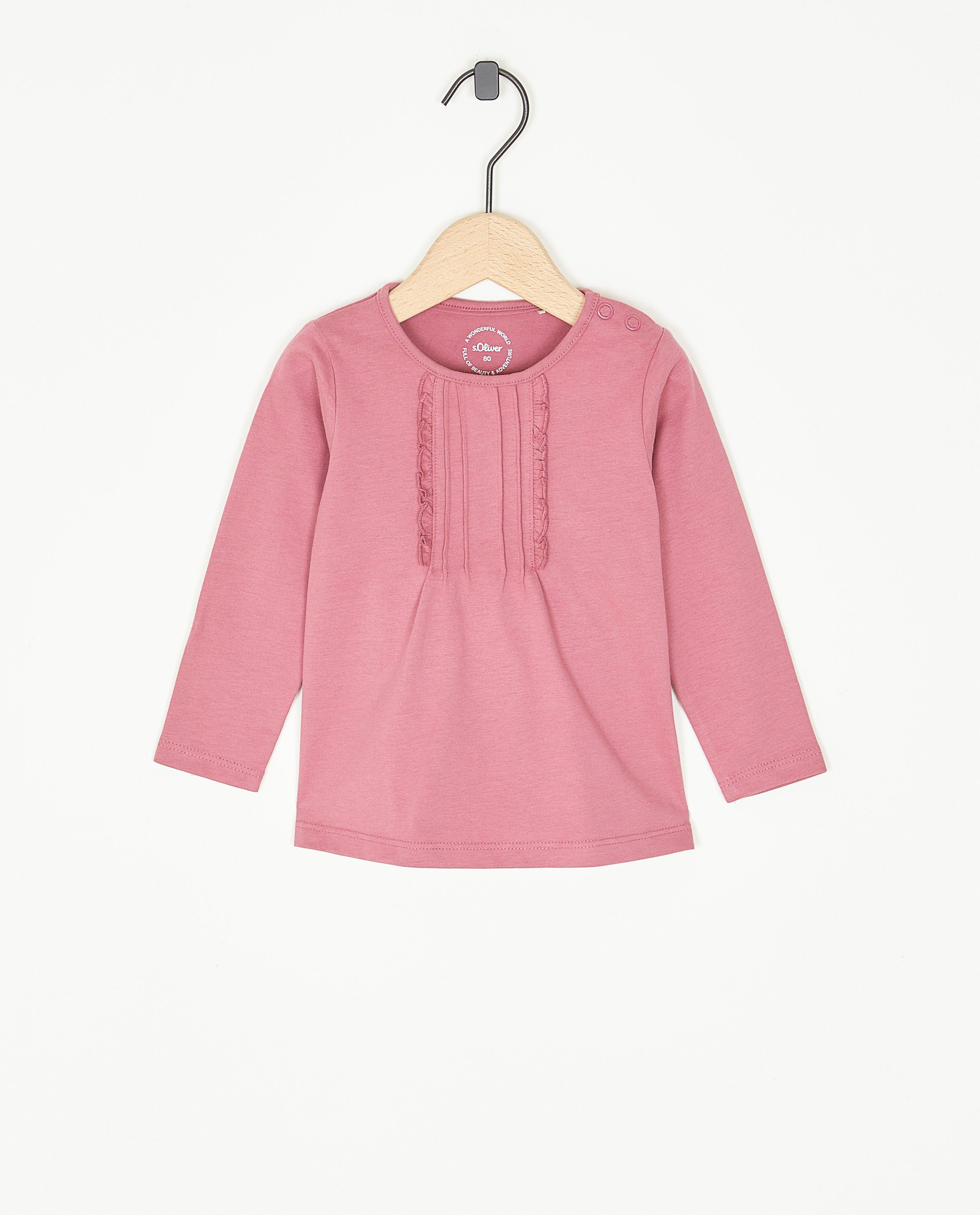 Longsleeve met plooitjes - null - S. Oliver