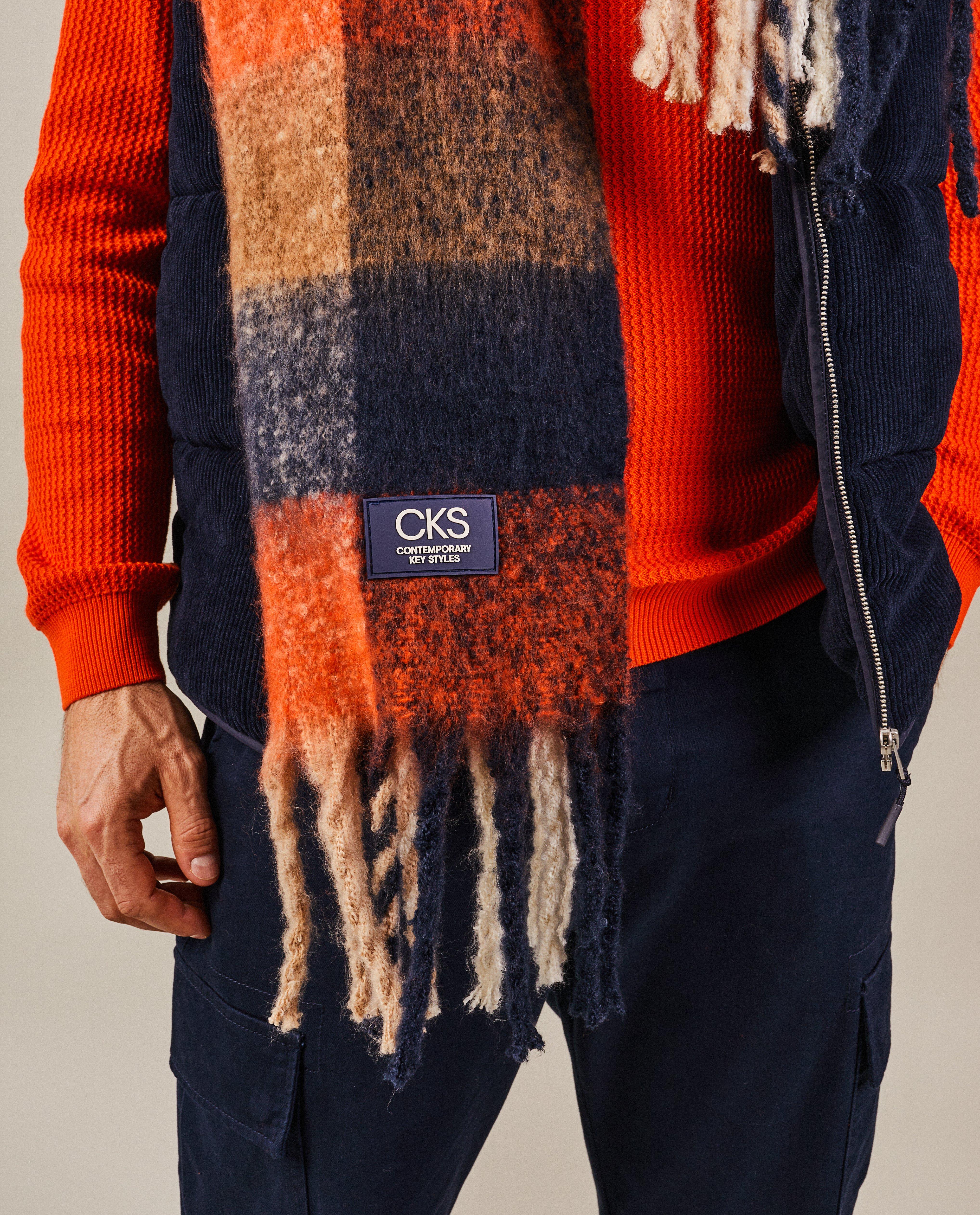 Geruite sjaal - Product Detail - bruin - afbeelding nummer 1