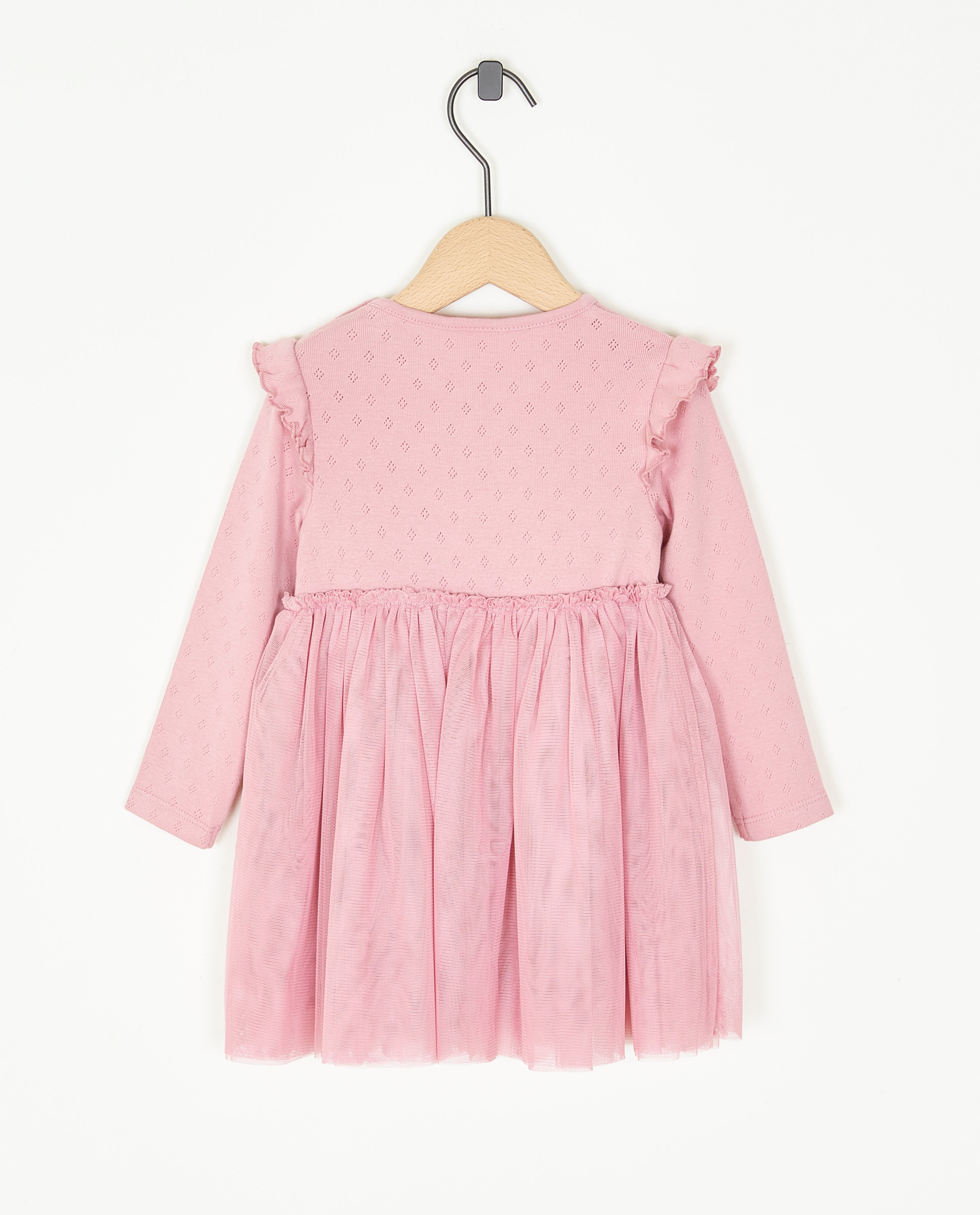 Robes - Robe rose avec du tulle