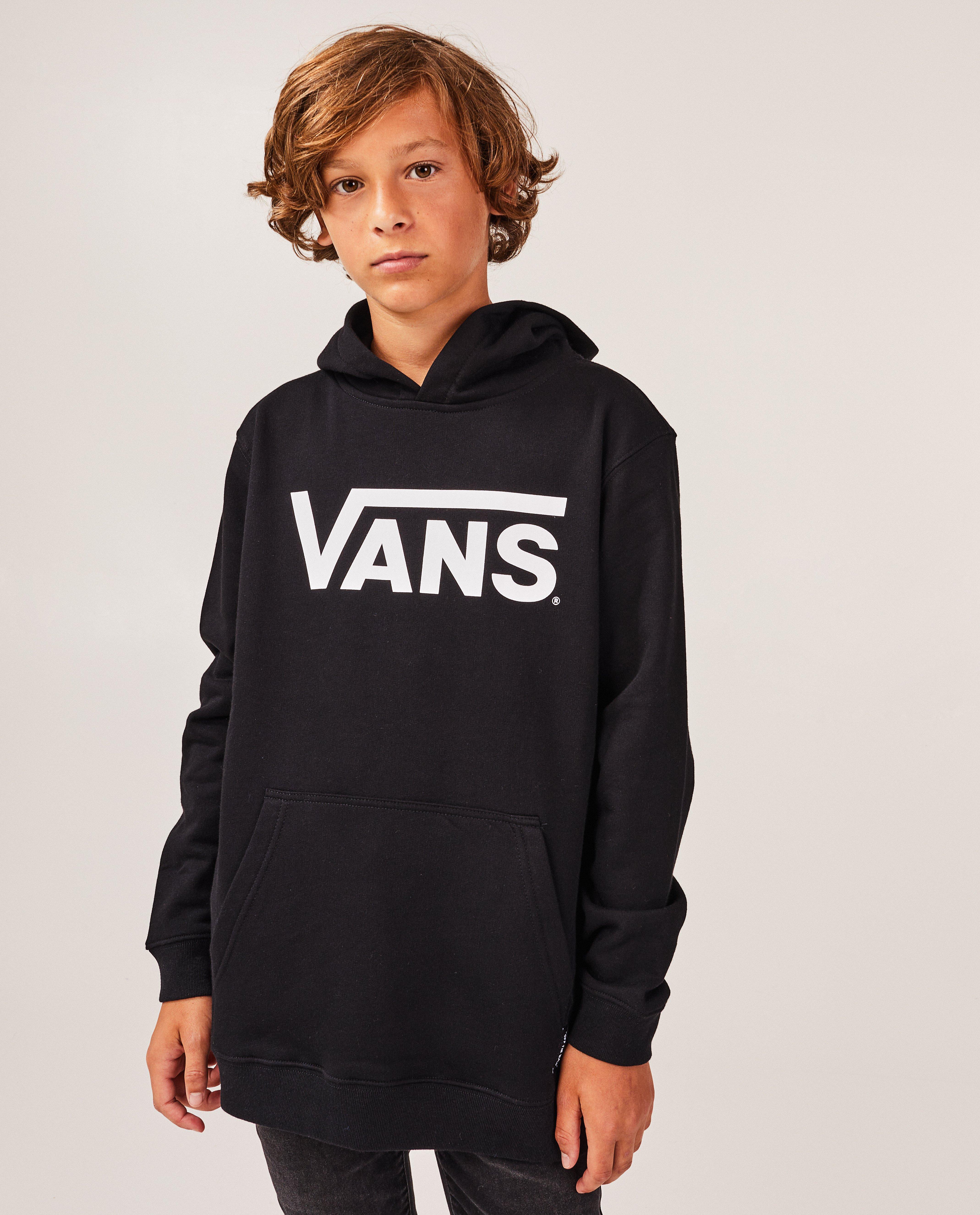 Sweaters - Zwarte hoodie met opschrift