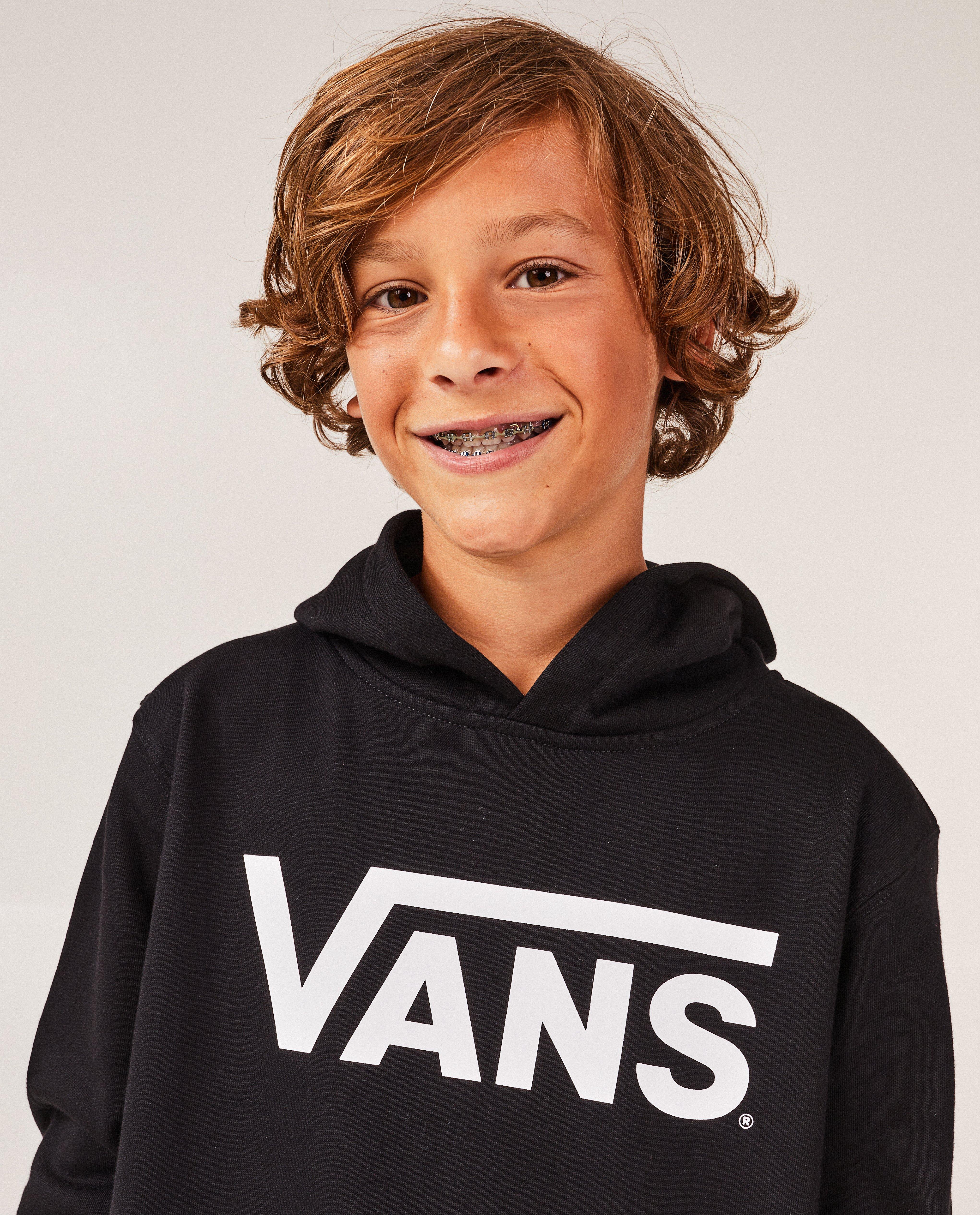 Sweaters - Zwarte hoodie met opschrift