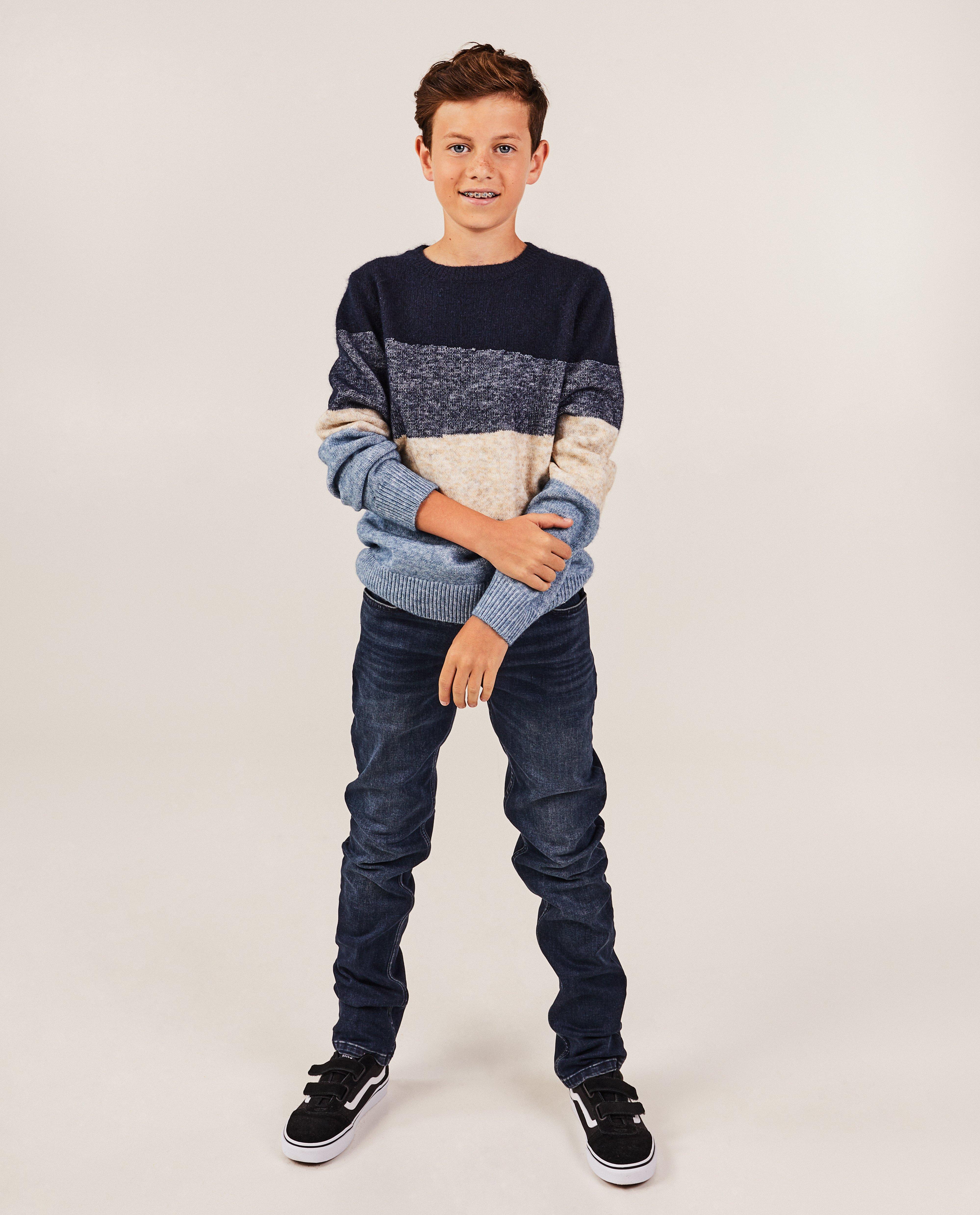 Jeans bleu foncé, slim fit - null - I AM