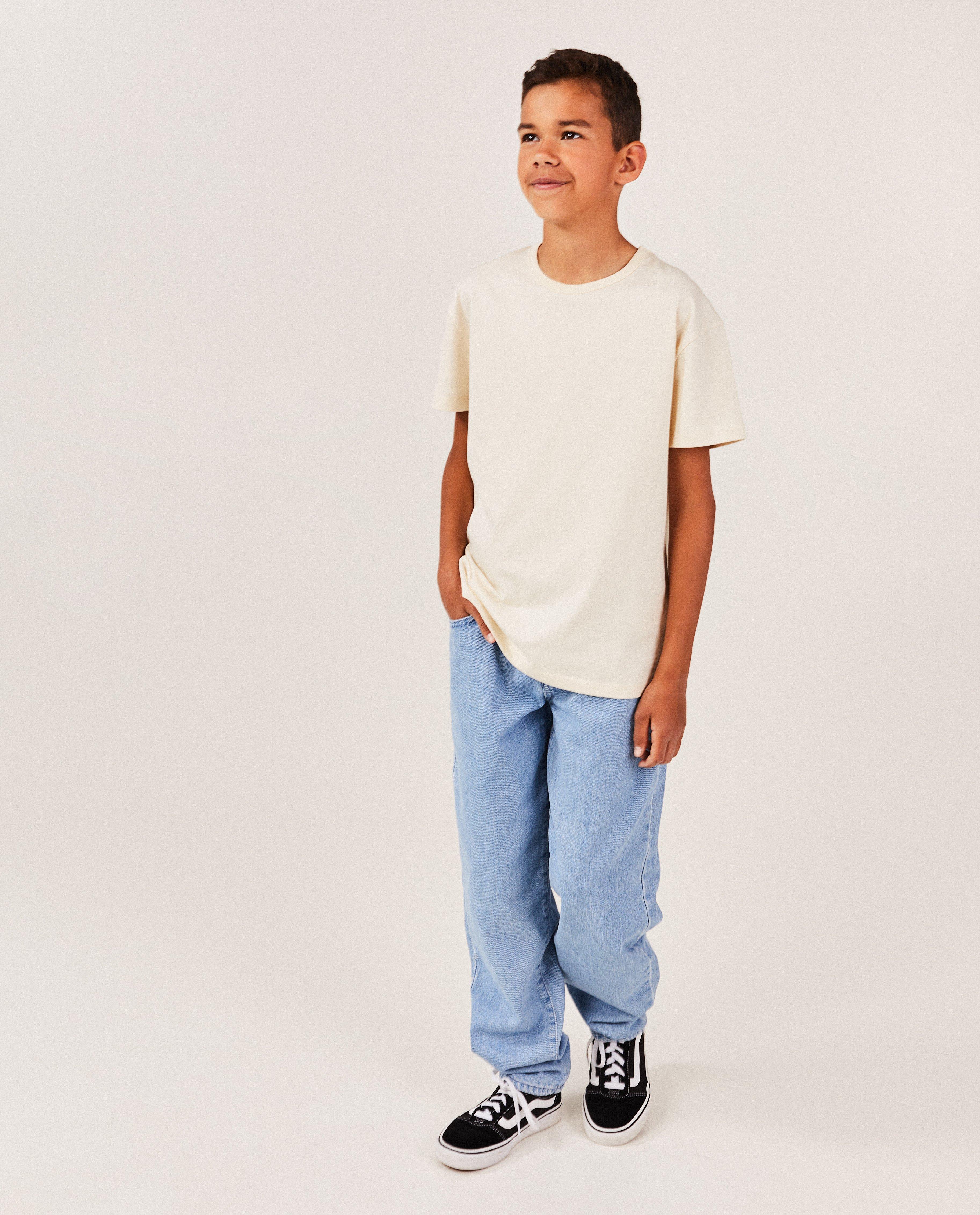 Lichtblauwe jeans, loose fit - null - Fish & Chips