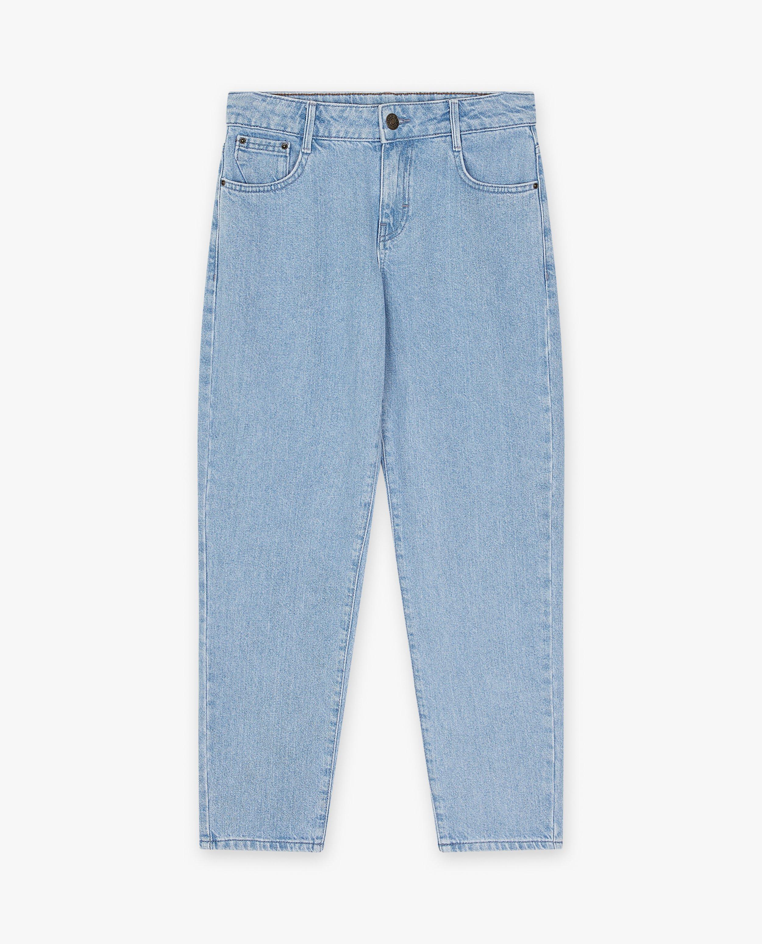 Jeans - Donkergrijze jeans, loose fit