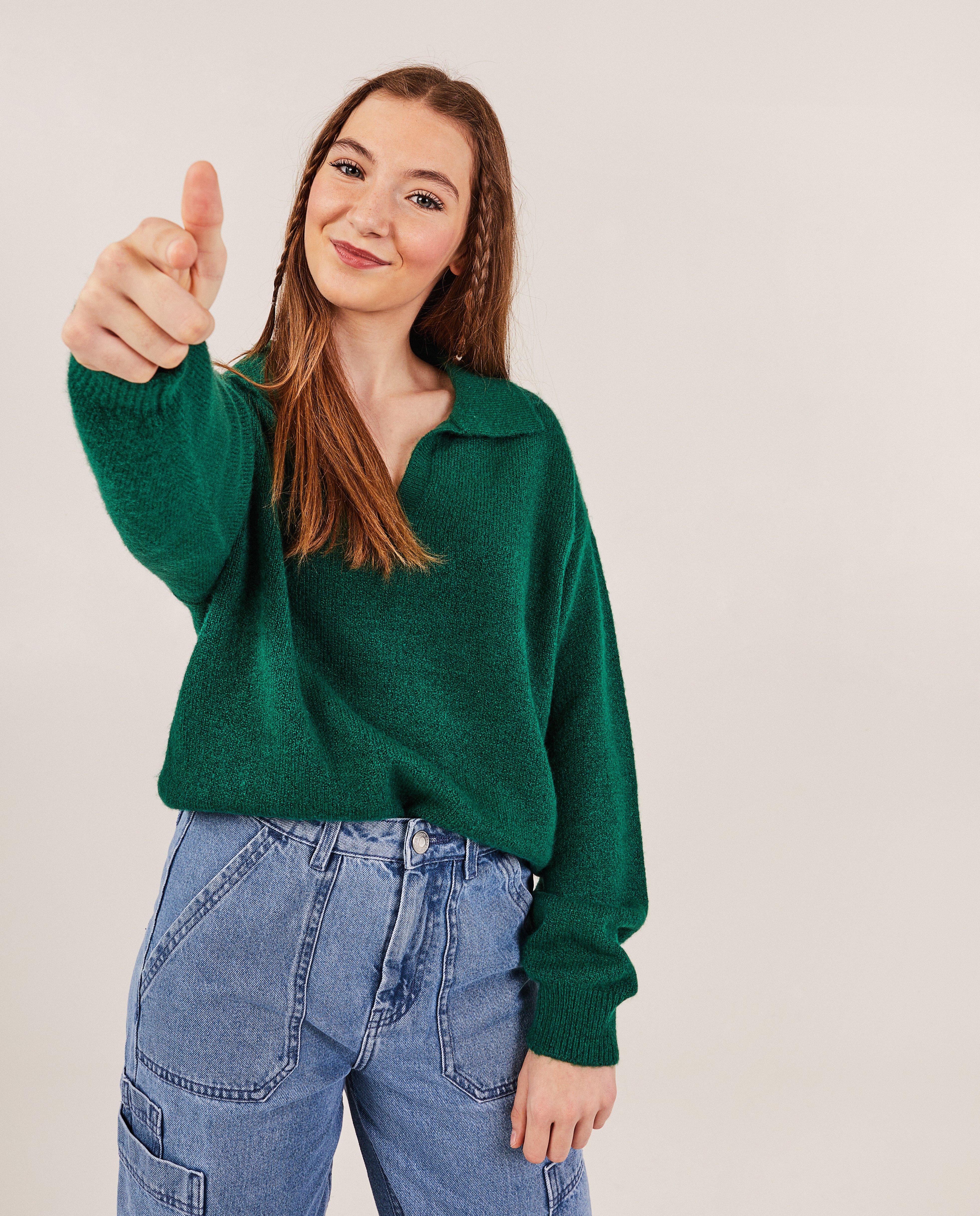 Pulls - Pull vert foncé