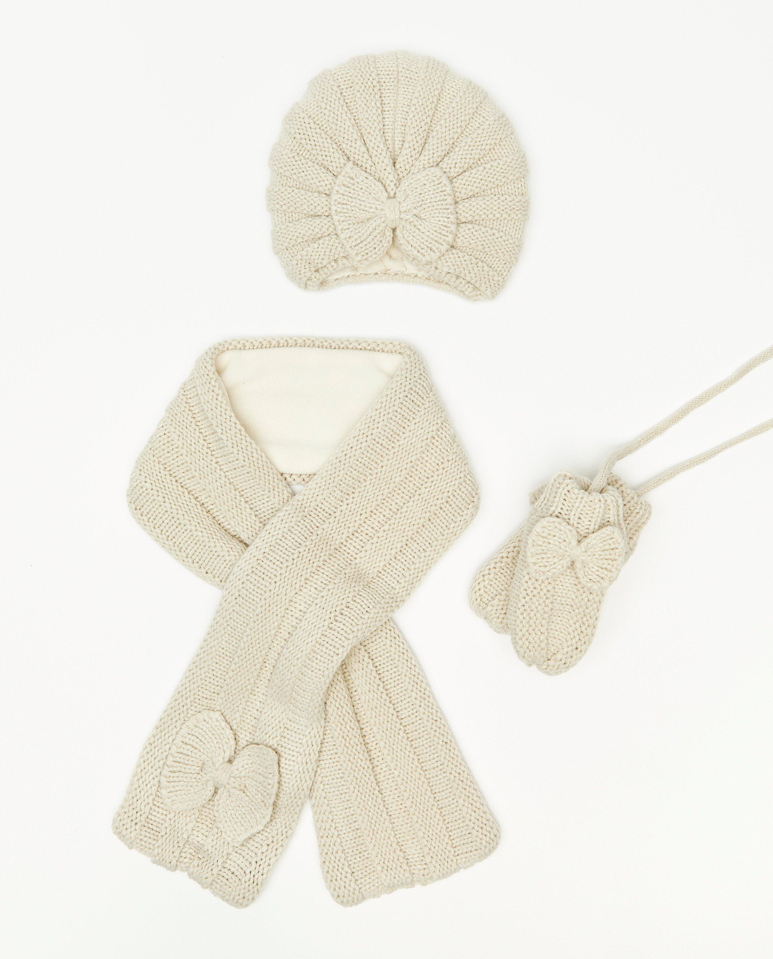 Set: muts + sjaal + handschoenen baby - null - Cuddles and Smiles