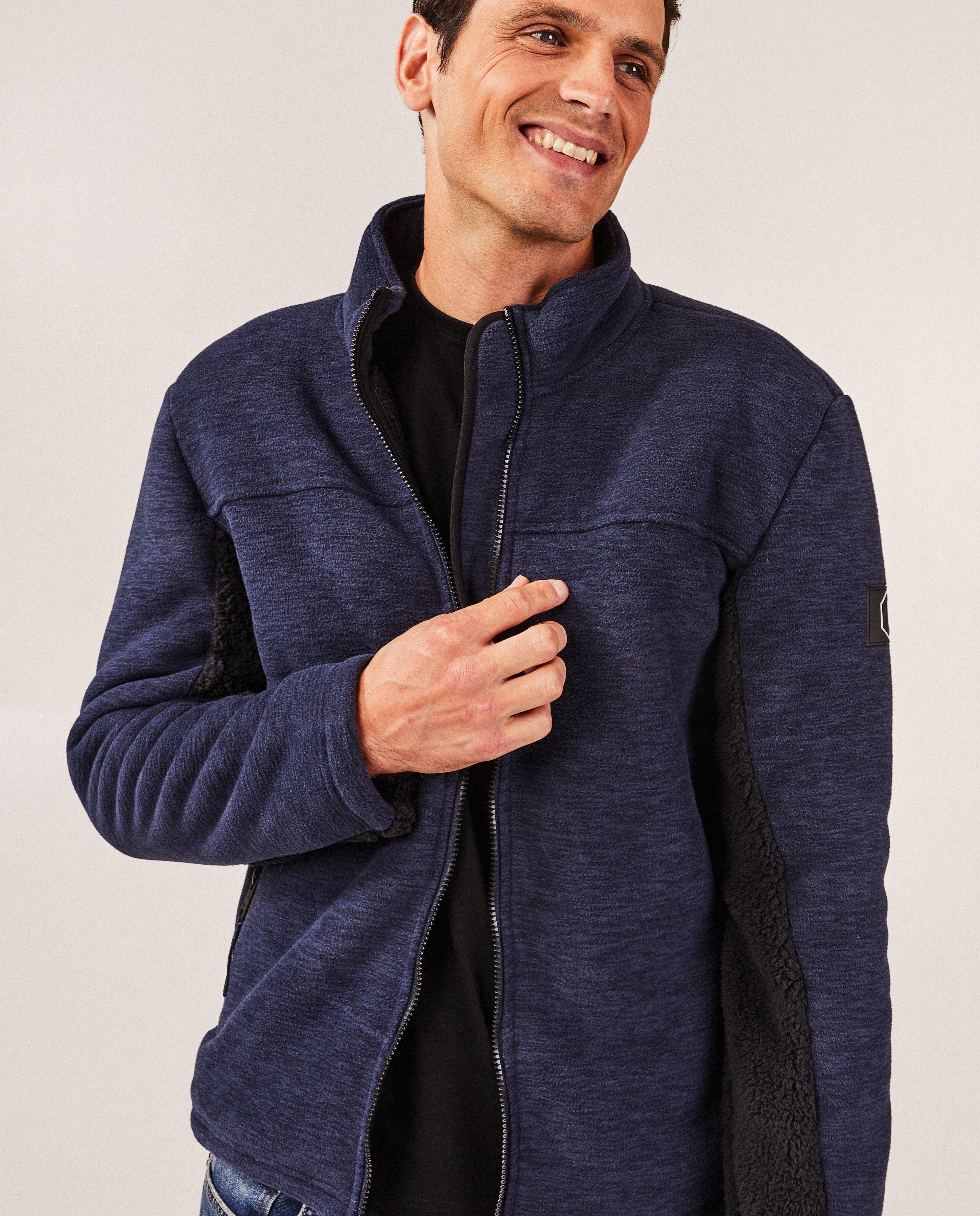 Cardigan - Fleece vest met teddy