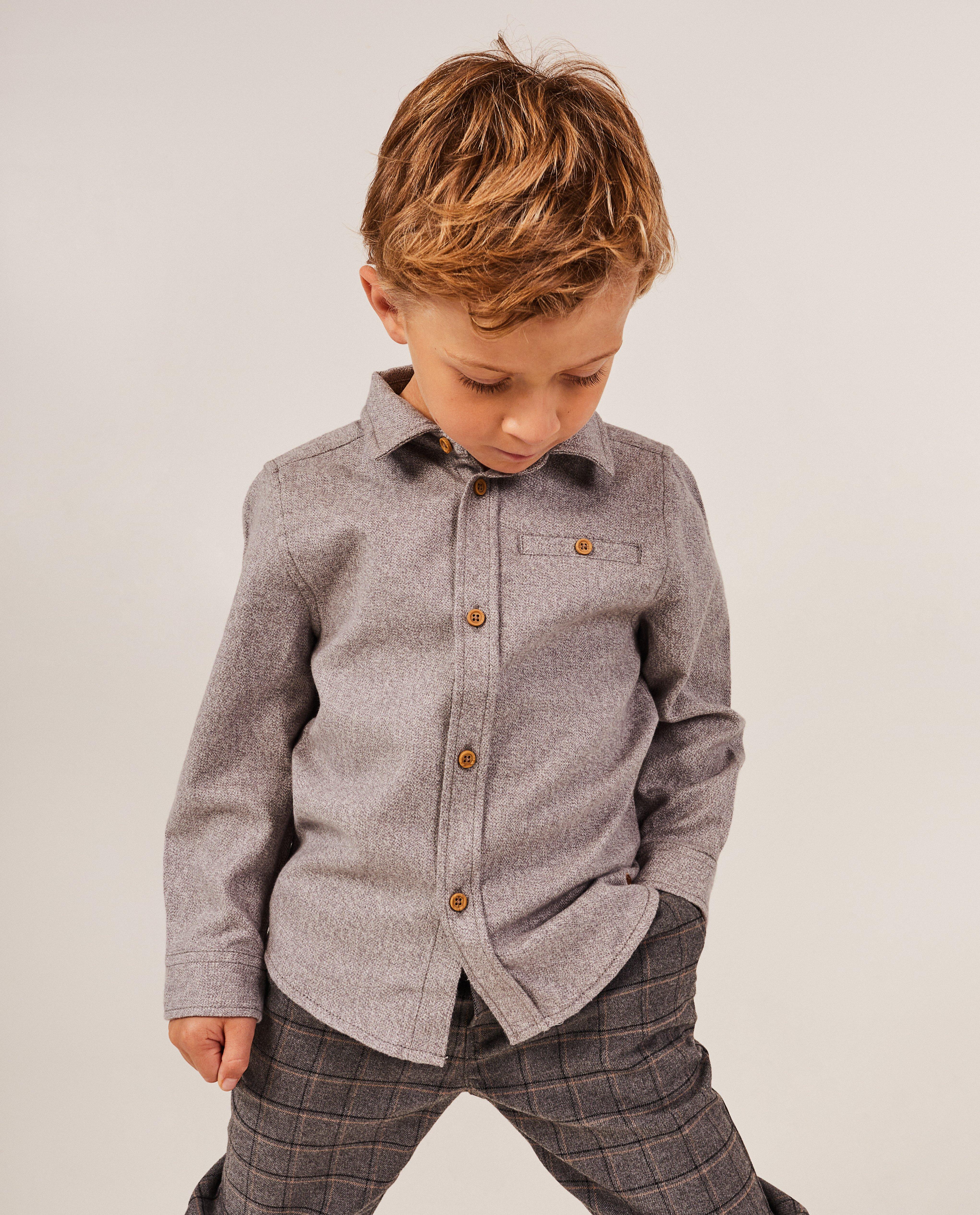 Chemises - Chemise grise, 2-7 ans