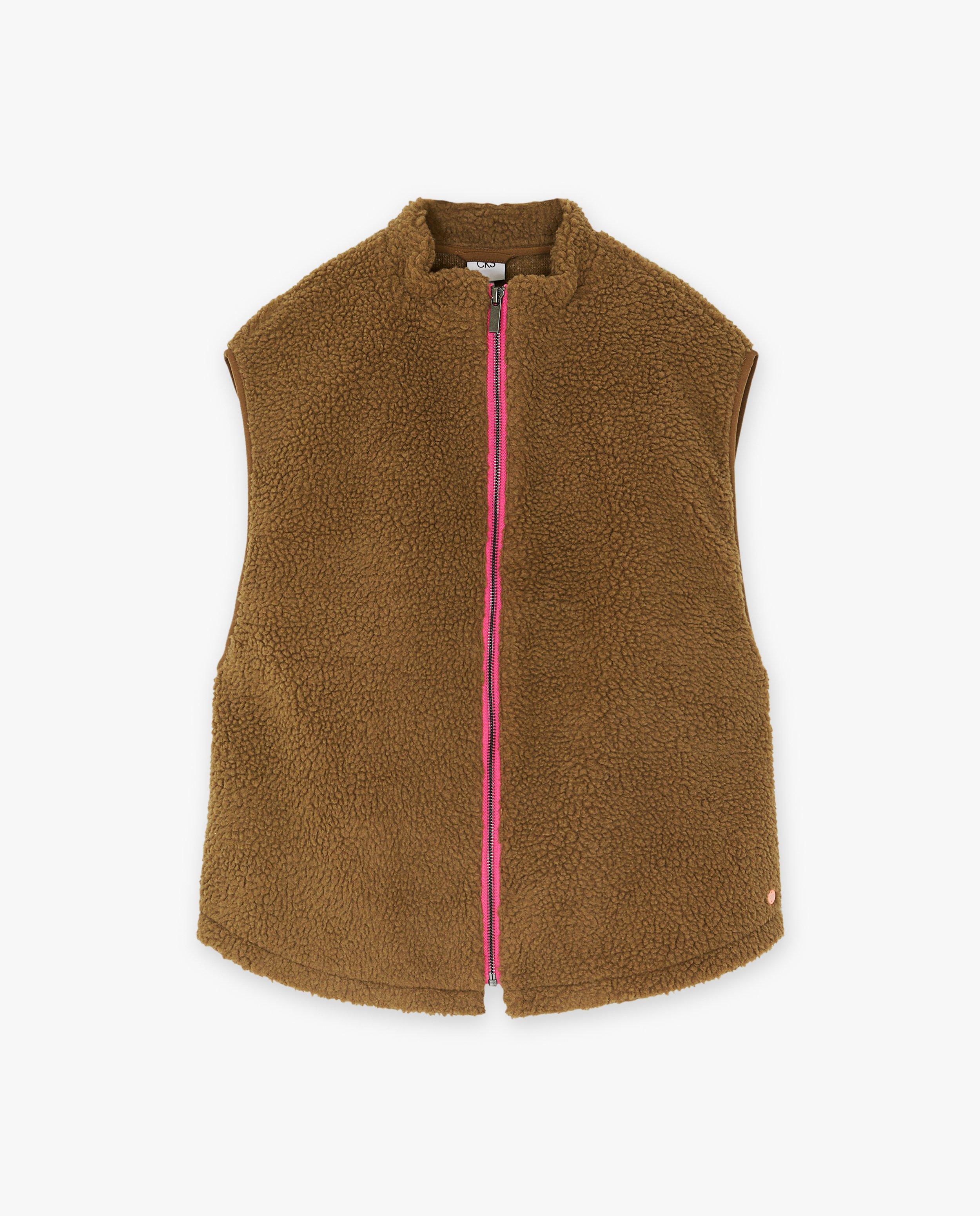 Teddy vest - Product Detail - bruin - afbeelding nummer 4