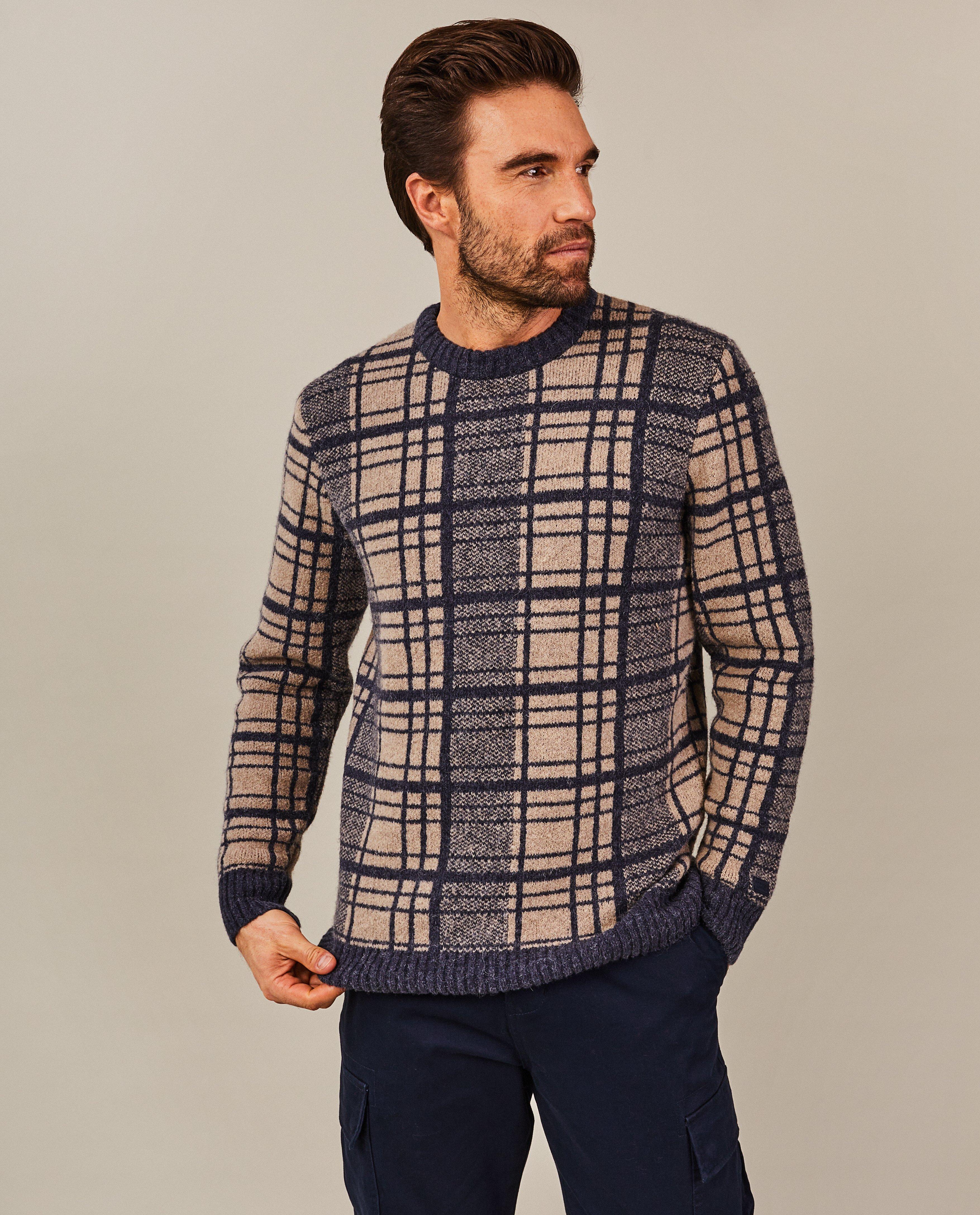 Trui met geruit patroon - Product Detail - lichtbruin - afbeelding nummer 2