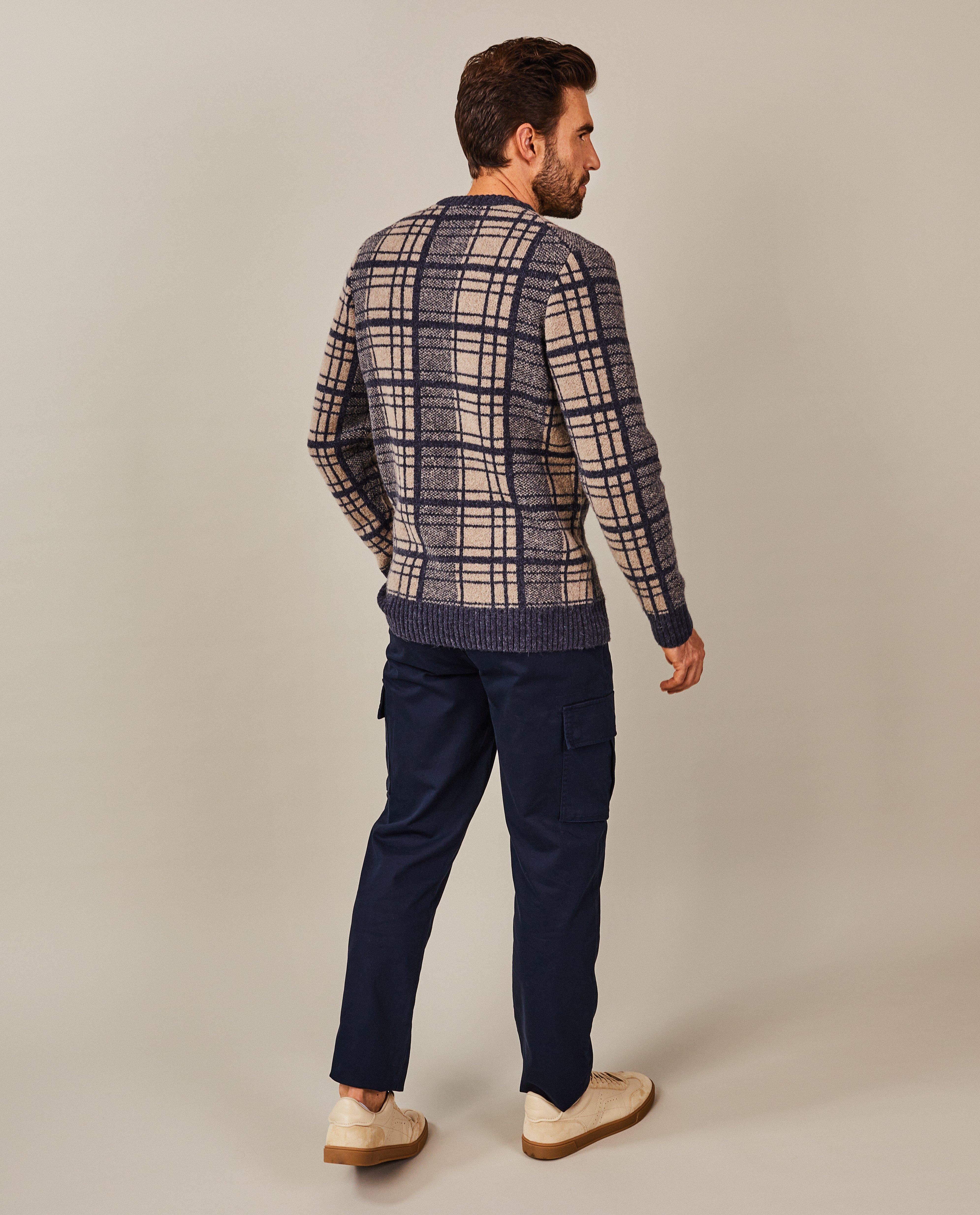 Trui met geruit patroon - Product Detail - lichtbruin - afbeelding nummer 3