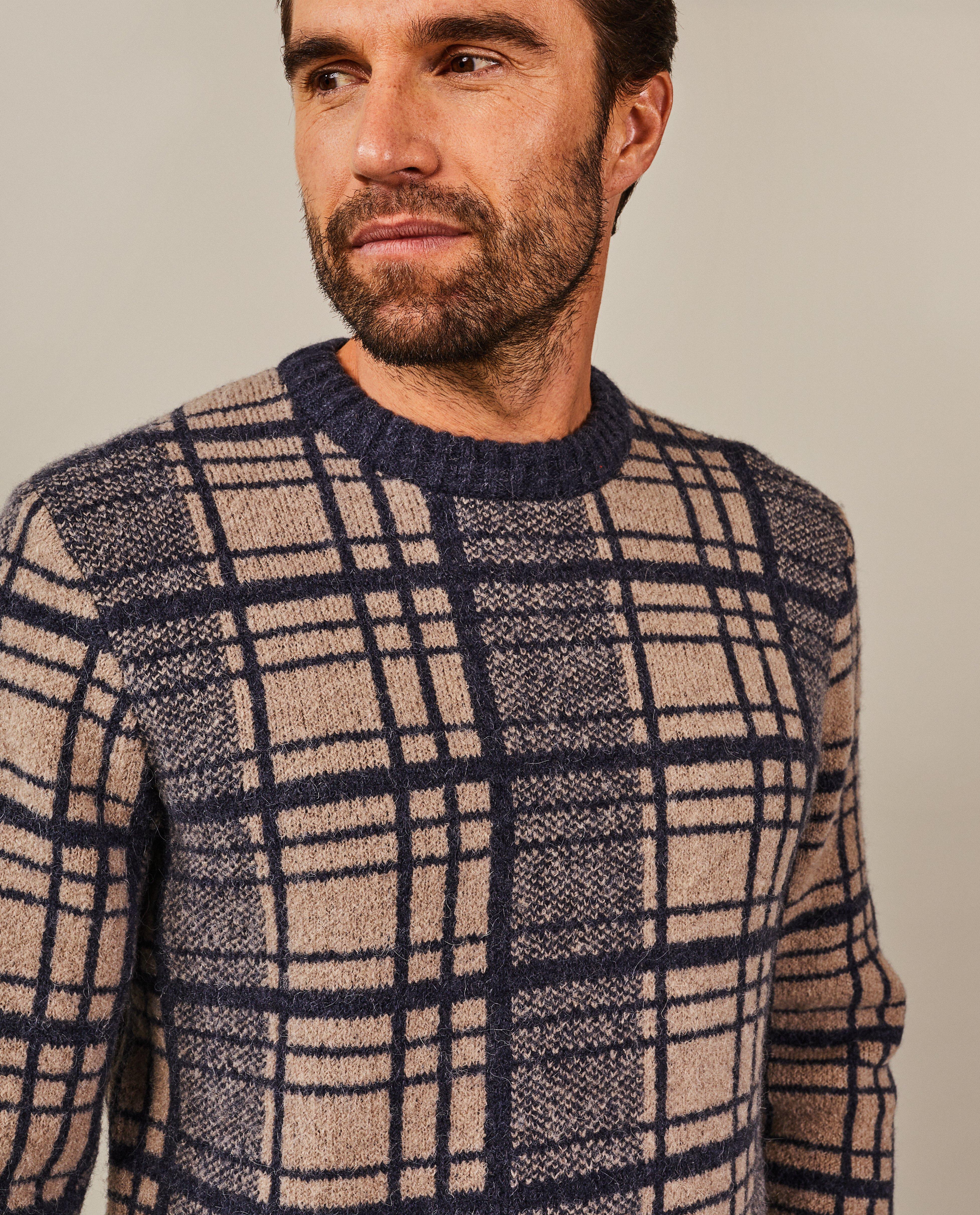 Trui met geruit patroon - Product Detail - lichtbruin - afbeelding nummer 4